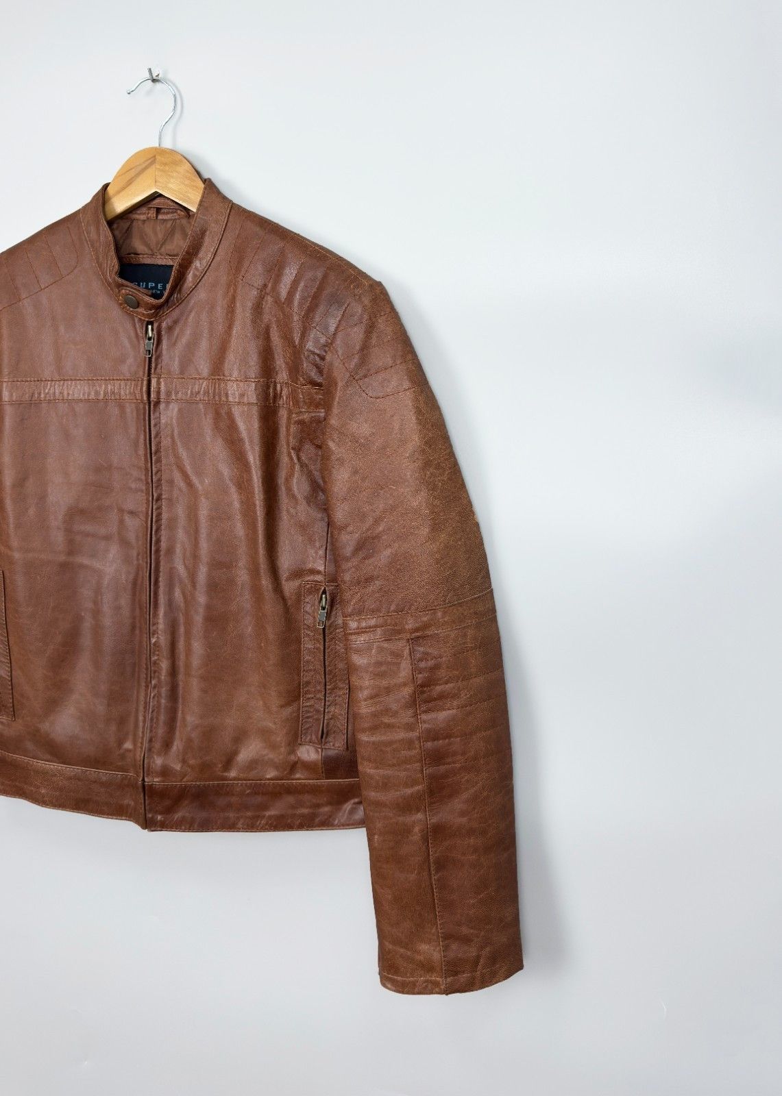 Genuine Leather Superior New York Brown Leather Jacket Size US S / EU 44-46 / 1 - 3 Thumbnail