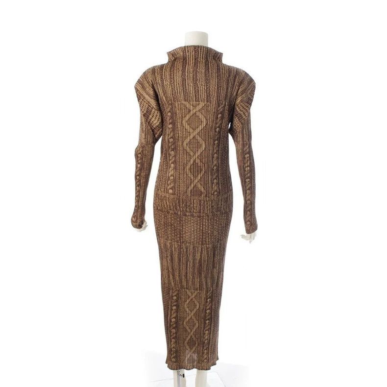 Issey Miyake Issey Miyake Twisted knitted transfer dress Size XXL / US 16-18 / IT 52-54 - 2 Thumbnail