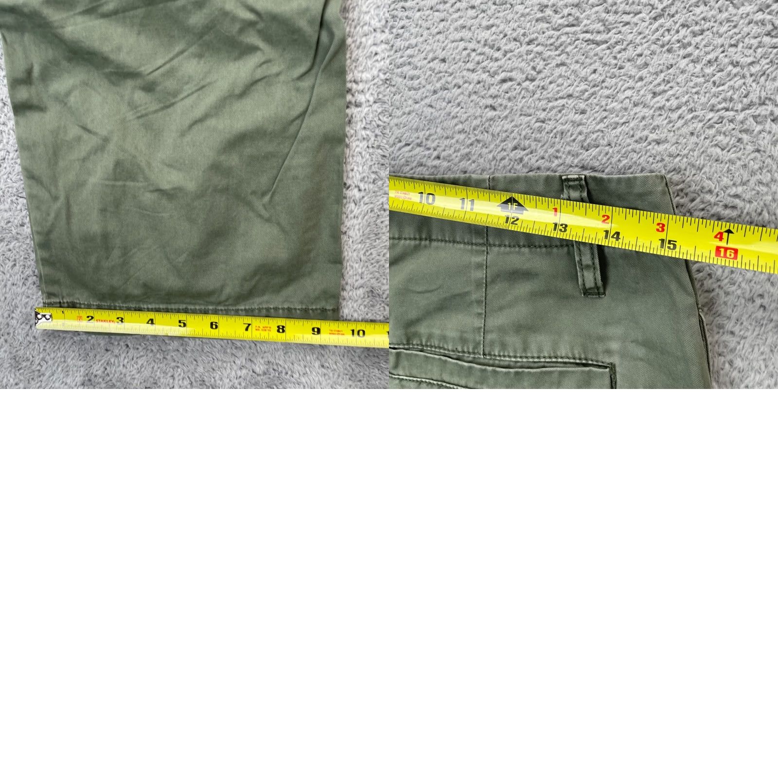 J.Crew J.CREW Pants Womens 27 Petite Green Sailor Heritage Chino Wide Leg Cotton Baggy Pants Regular Petite Green Chino Size 27" / US 4 / IT 40 - 8 Thumbnail