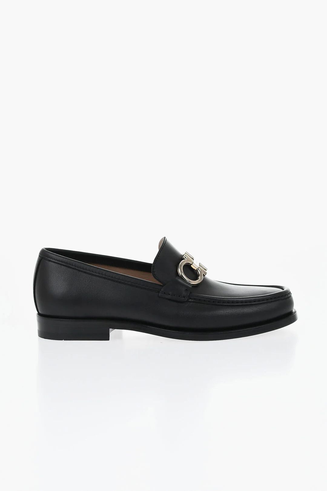 Salvatore Ferragamo og1mm0426 Leather Loafers in Black Size US 6 / EU 39 - 1 Thumbnail