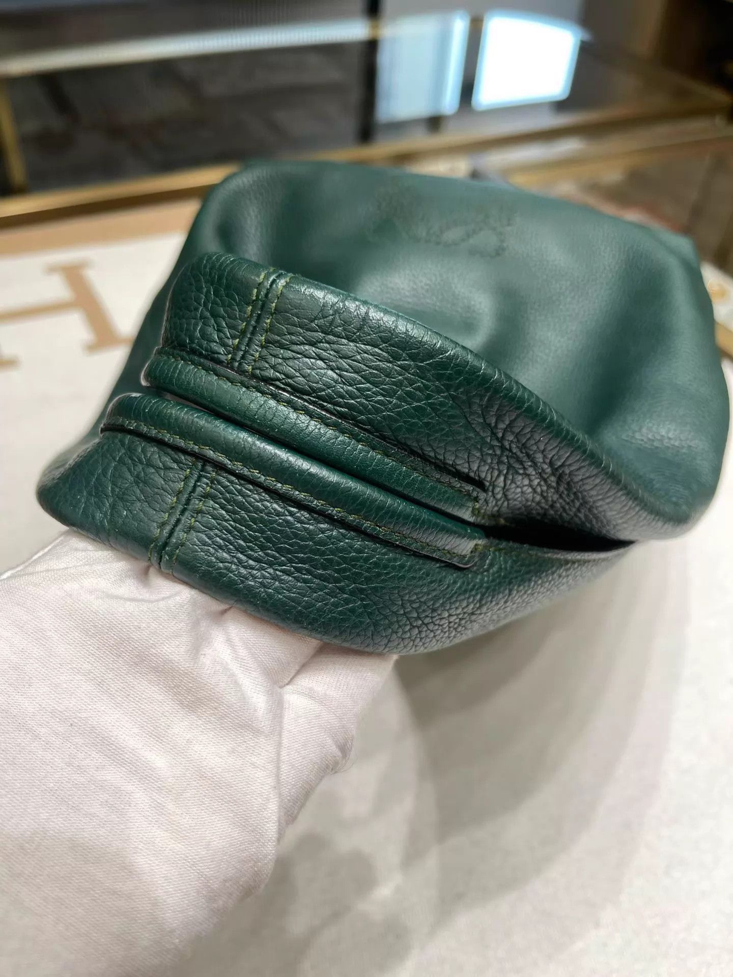 Loewe Loewe Forest Green Hobo Good Condition M826 Size ONE SIZE - 5 Thumbnail