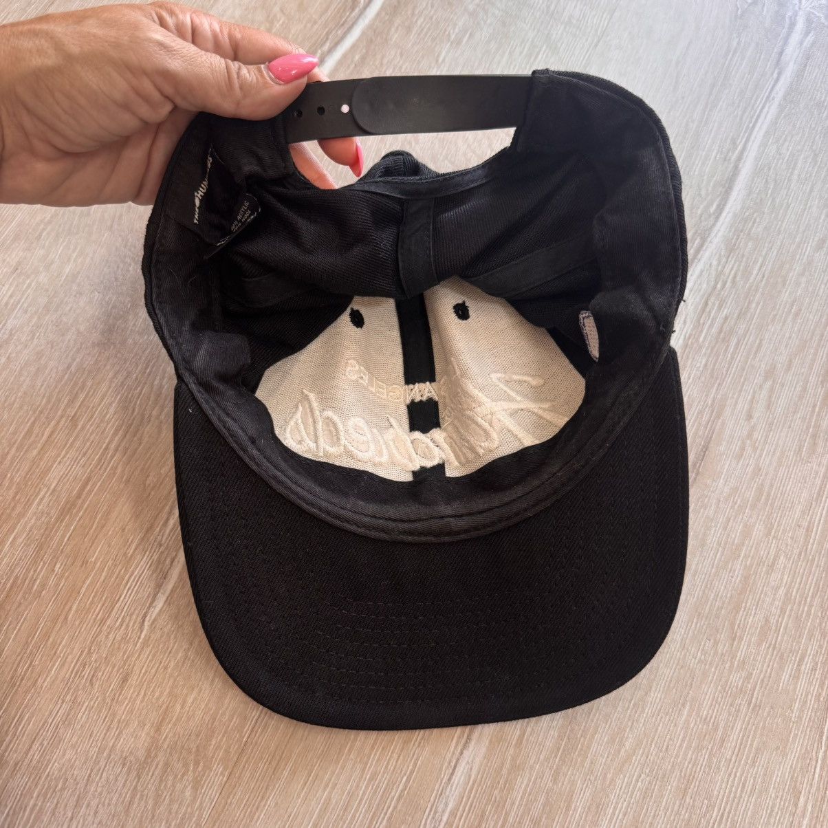 The Hundreds The Hundreds Snapback Hat Los Angeles Baseball Cap Script Size ONE SIZE - 6 Thumbnail