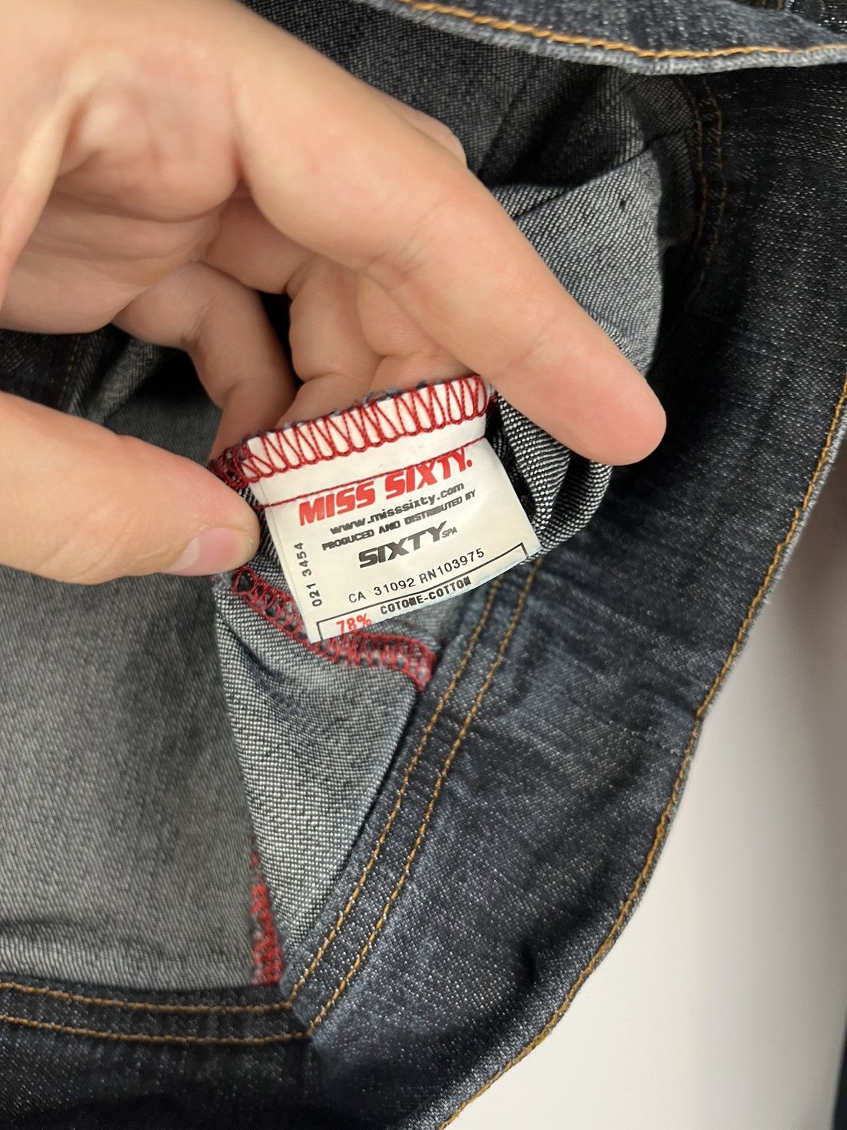 Miss Sixty Miss Sixty Y2K Rare Streetwear Denim Jacket Size M / US 6-8 / IT 42-44 - 8 Thumbnail