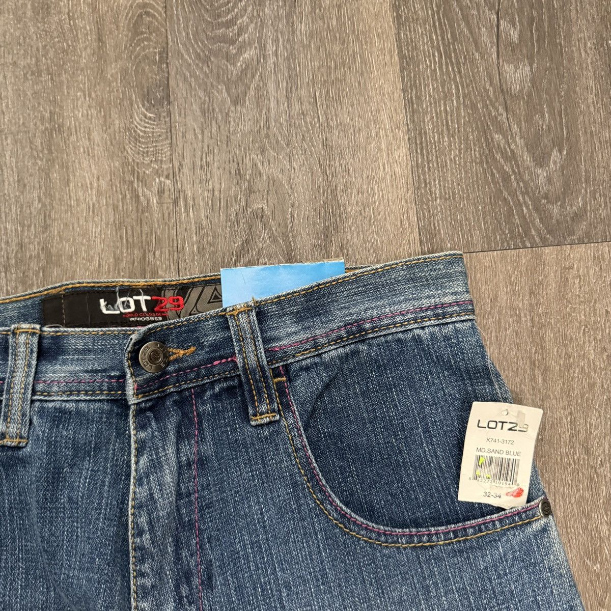 JNCO × Vintage Crazy Vintage y2k LOT29 baggy wide leg Southpole style jeans Size US 32 / EU 48 - 4 Thumbnail