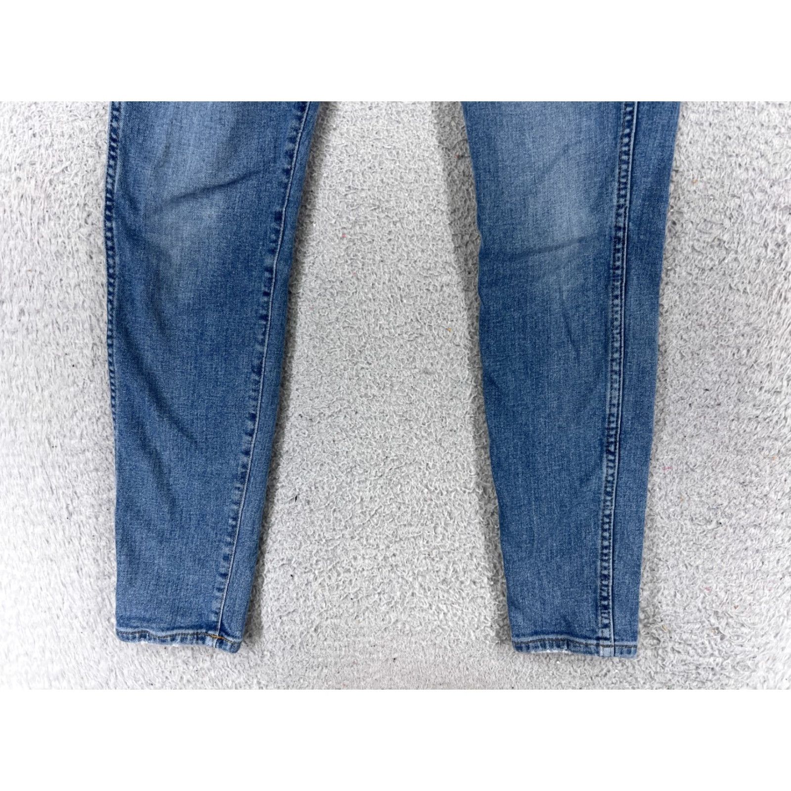 Madewell Madewell Jeans Womens 27 Blue Denim High Rise Skinny Leg Cotton 27x27 Jeans Women's 27 Blue 10" Rise Size 27" / US 4 / IT 40 - 2 Thumbnail