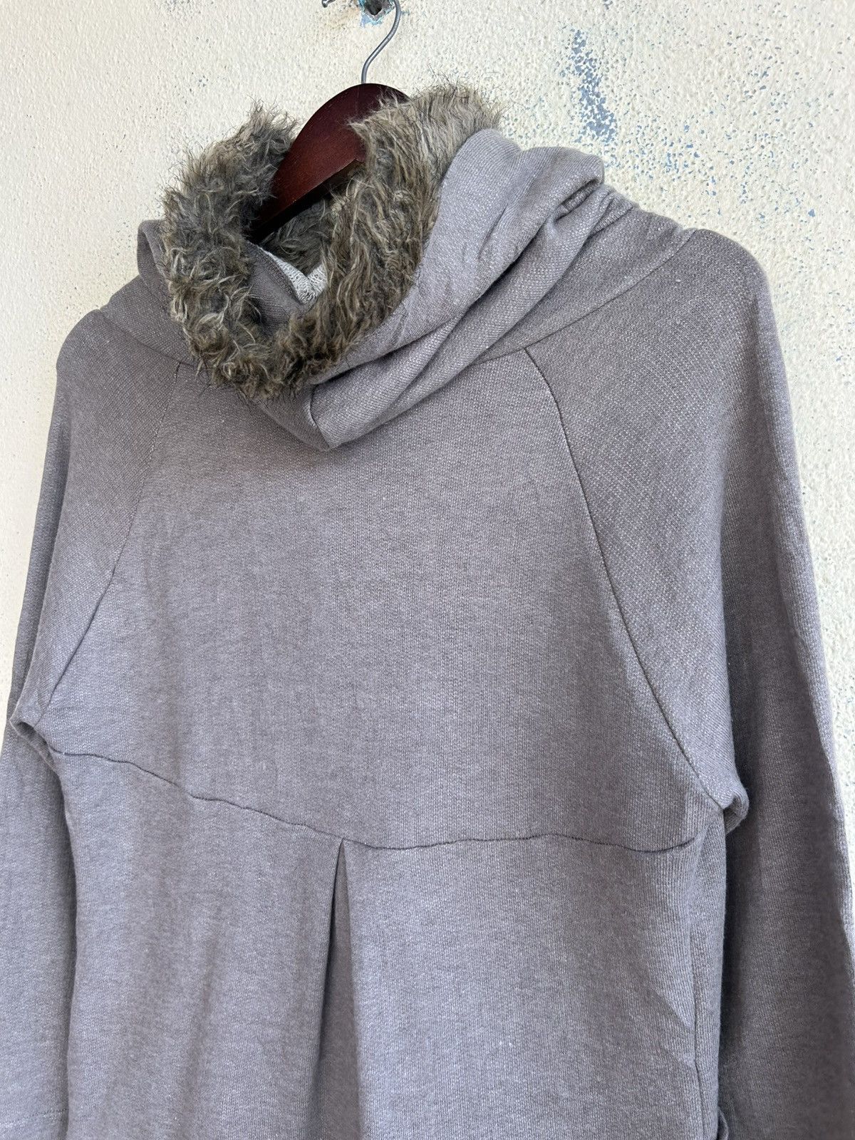 Nicole Club 179/WG Faux Fur Hood Trim Button Ups Hoodie Size ONE SIZE - 6 Thumbnail