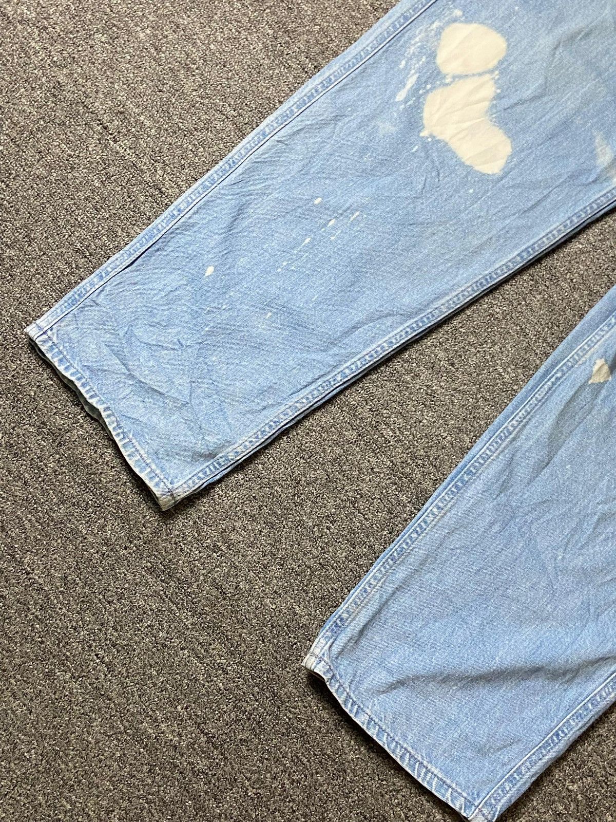 Japanese Brand × Uniqlo × Vintage Uniqlo Tapered Cut Tie Dye Denim Jeans (123) Size US 36 / EU 52 - 6 Thumbnail
