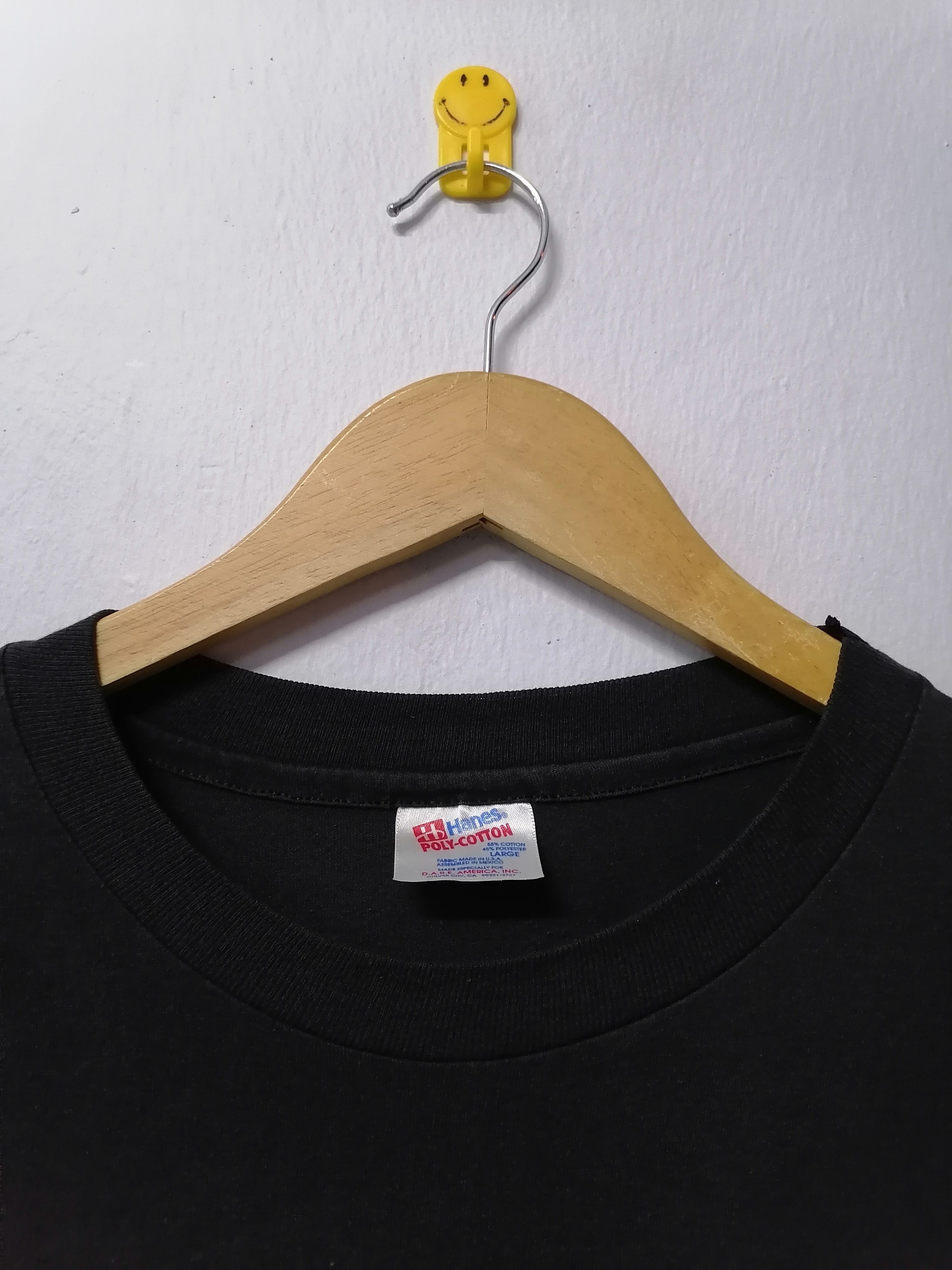 D.A.R.E × Vintage Vintage 90s D.A.R.E "To Keep Kids Off Drugs" Black Tee Size US L / EU 52-54 / 3 - 4 Thumbnail