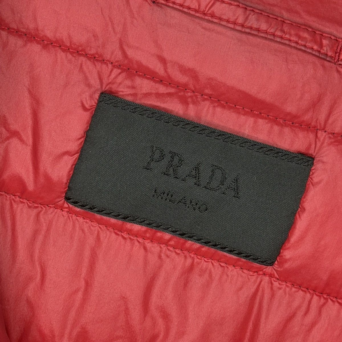 Prada Milano Puffer Down Jacket Re-Nylon Archive Navy