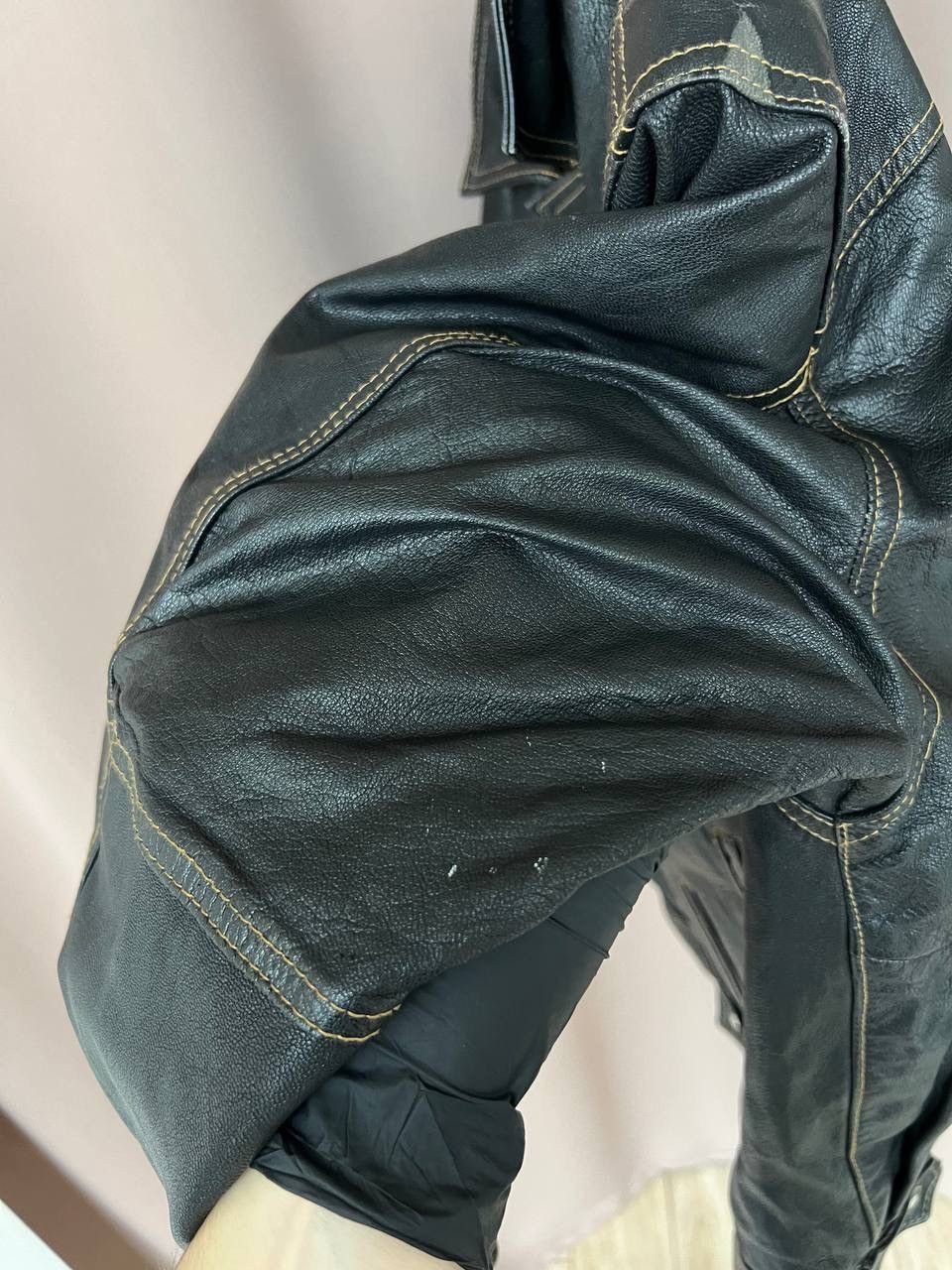 Diesel Diesel Big Back Logo Leather Jacket New World Basic Size XL Size US XL / EU 56 / 4 - 23 Thumbnail