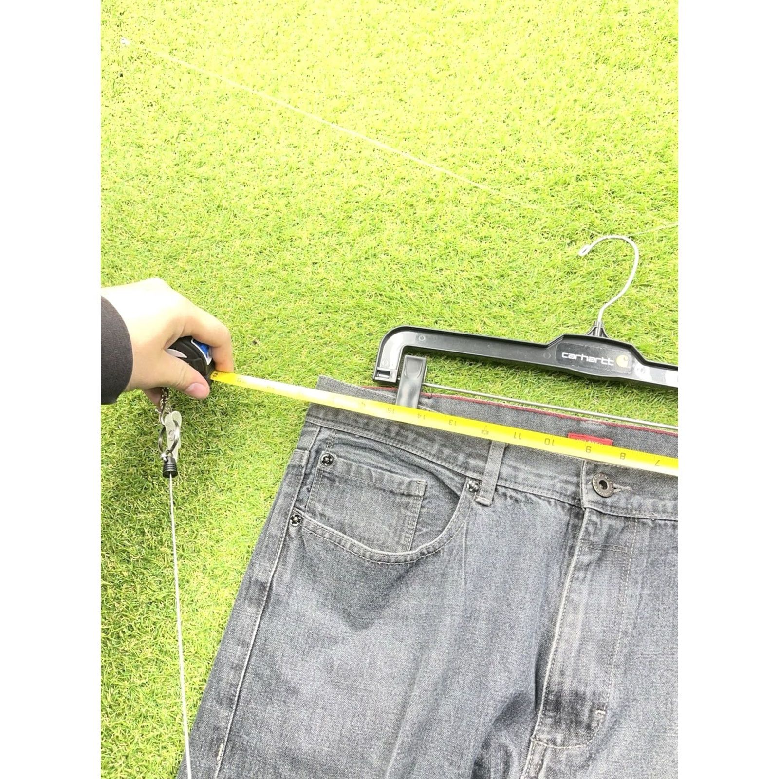 Sean John Sean John Jeans Mens 34 Straight Leg Baggy Loose Fit Dark Wash Denim 34x32 Vintage Hip Hop 90s Mens Size US 34 / EU 50 - 3 Thumbnail