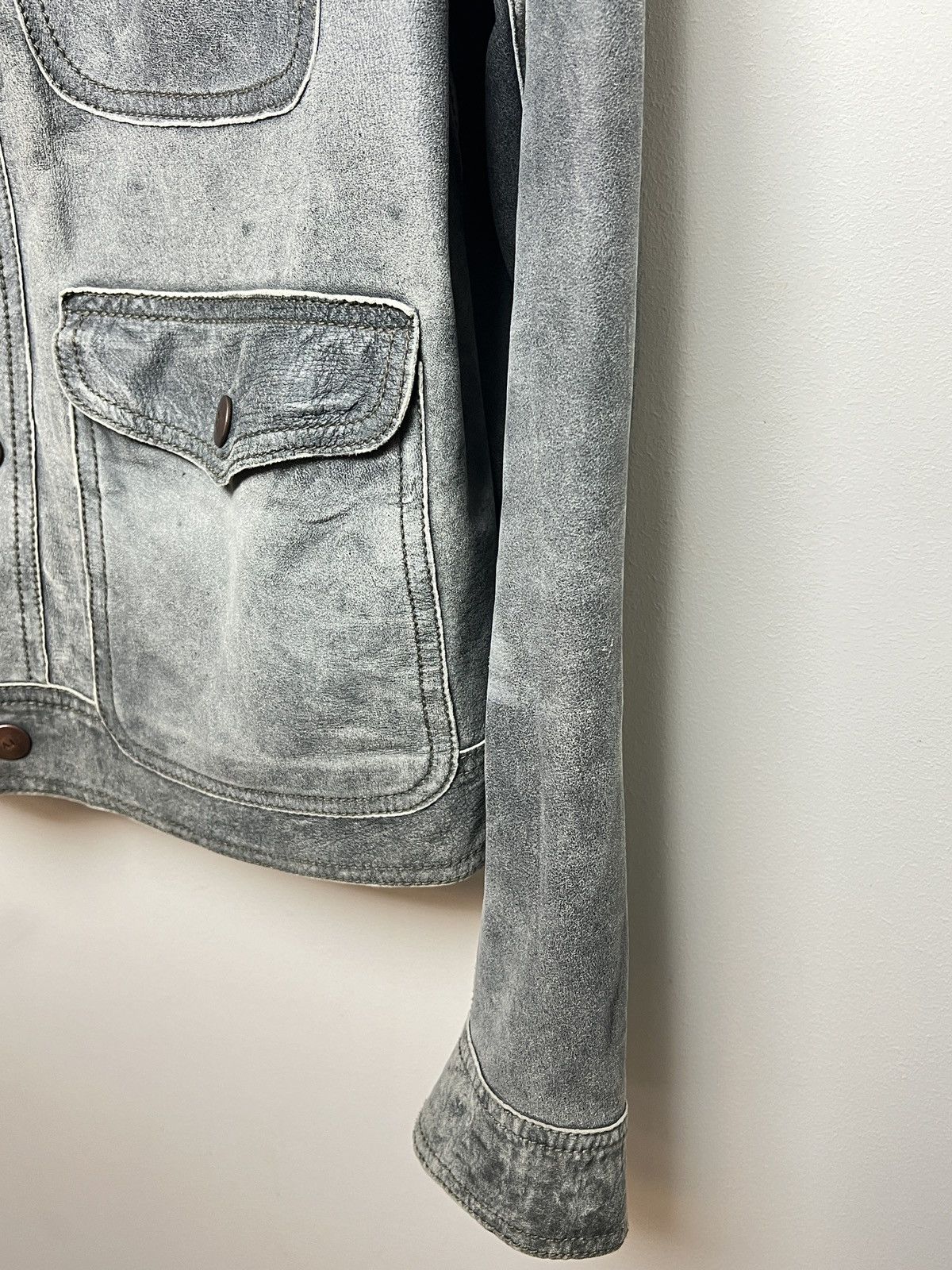 Giorgio Armani armani y2k reversible leather/suede jacket Size US L / EU 52-54 / 3 - 5 Thumbnail