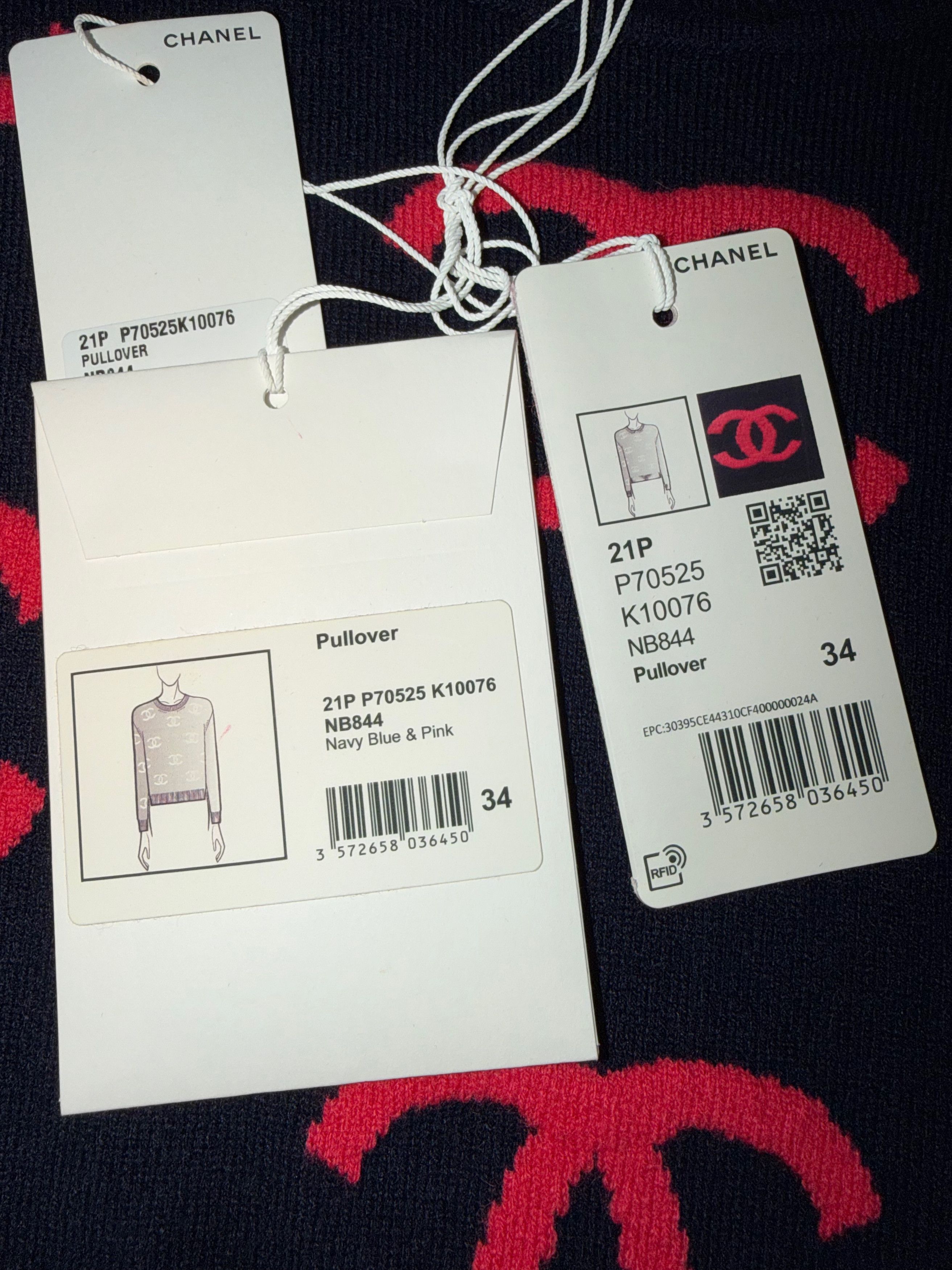 Chanel Chanel 21P Pink CC Logo Cashmere Jumper Pullover Sweater 34 Size XXS / US 00 / IT 34 - 11 Thumbnail