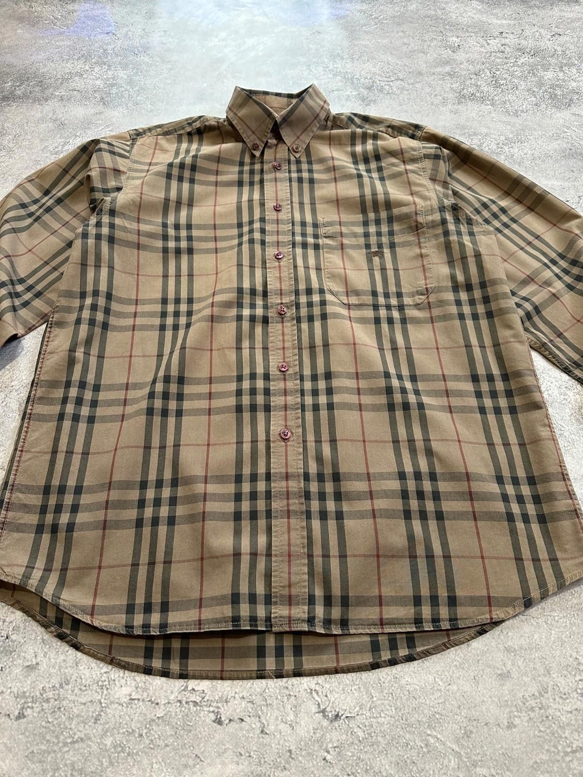 Burberry BURBERRY LONDON NOVACHECK BUTTON UP SHIRT Sz M Size US M / EU 48-50 / 2 - 6 Thumbnail