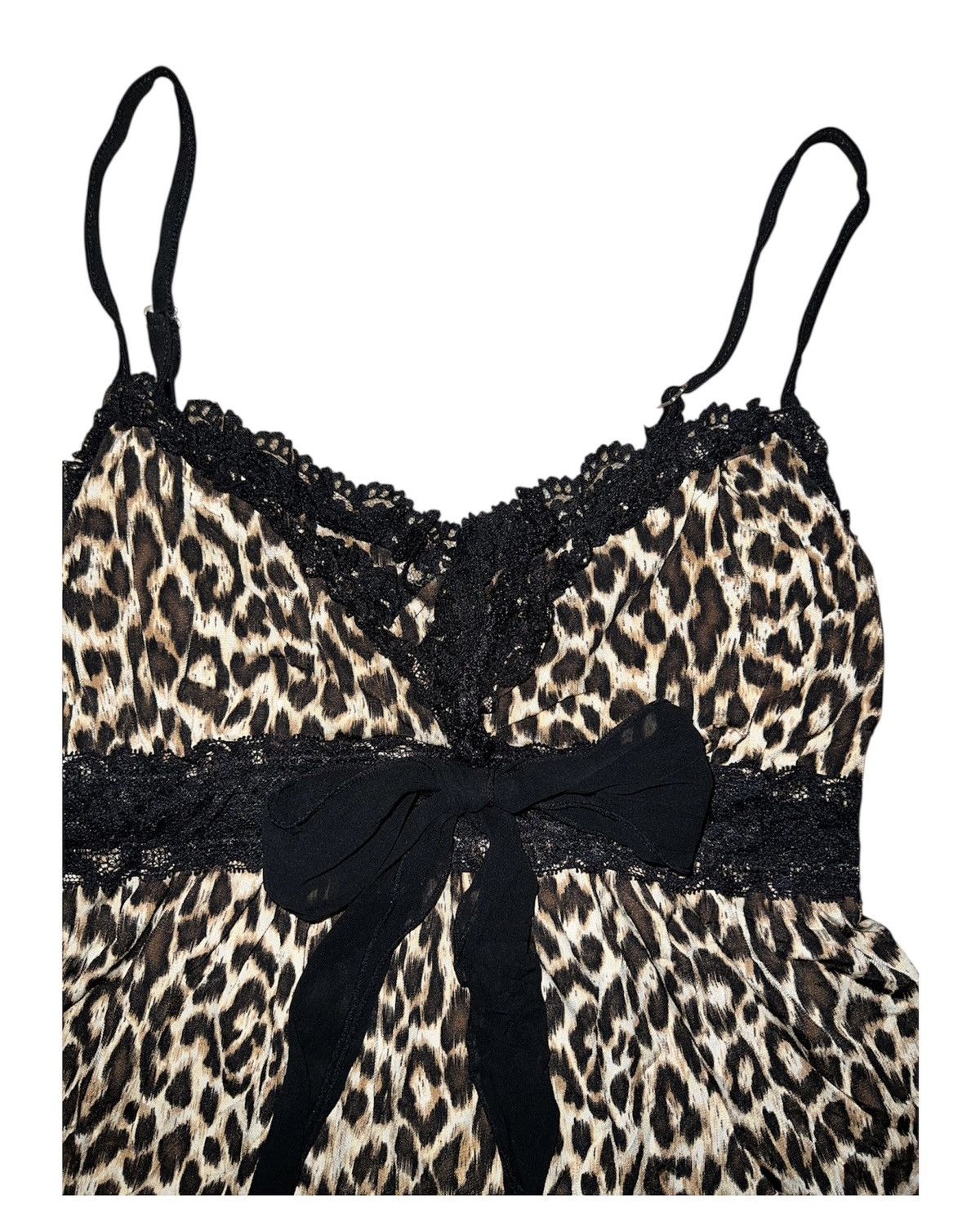 Dolce & Gabbana Gyaru leopard with lace camisole 🐆 Size M / US 6-8 / IT 42-44 - 4 Thumbnail