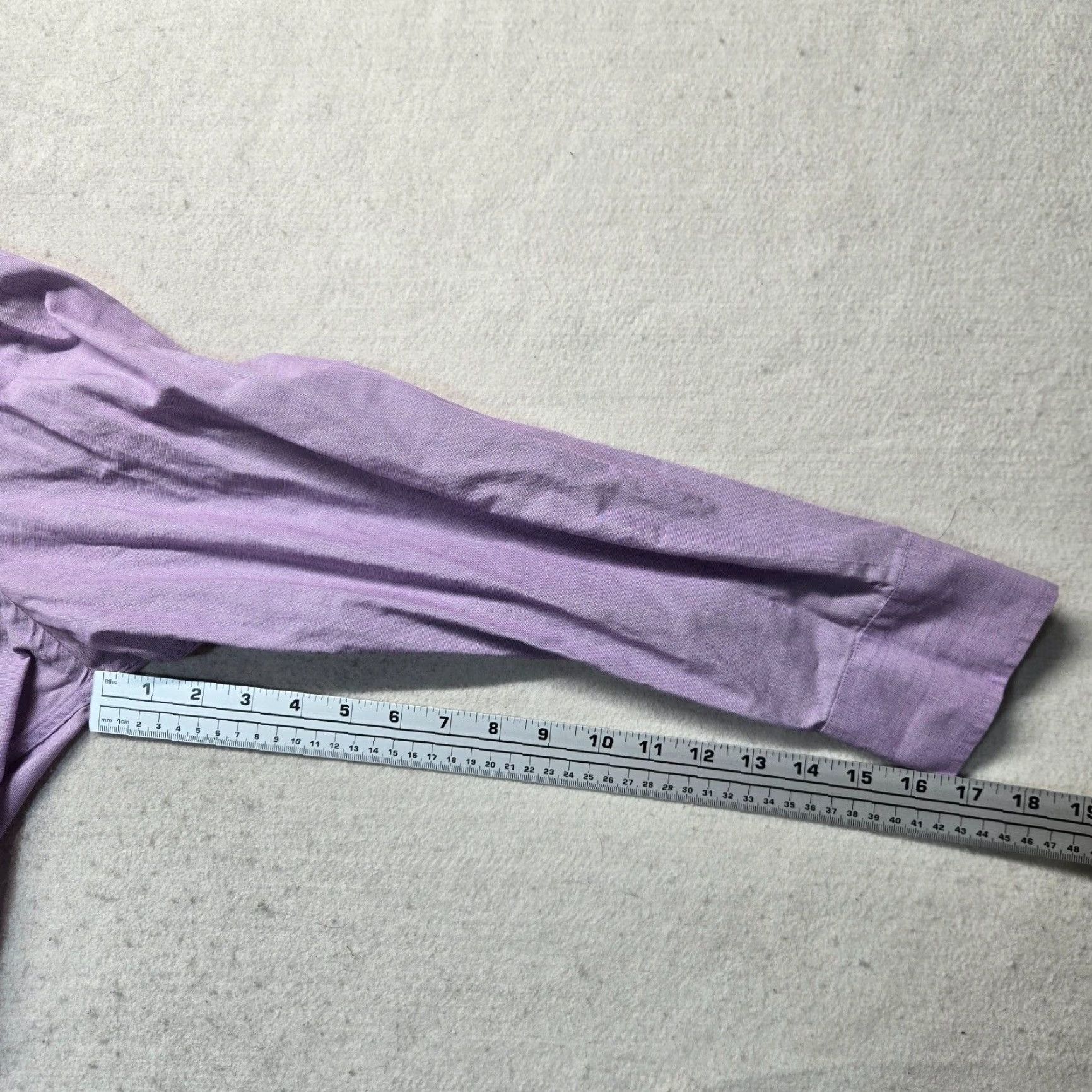 Vintage US Polo Assn. Shirt Mens XL Button-Up Long Sleeve Purple Solid Cotton 17 17.5 Casual Formal Size US XL / EU 56 / 4 - 5 Thumbnail