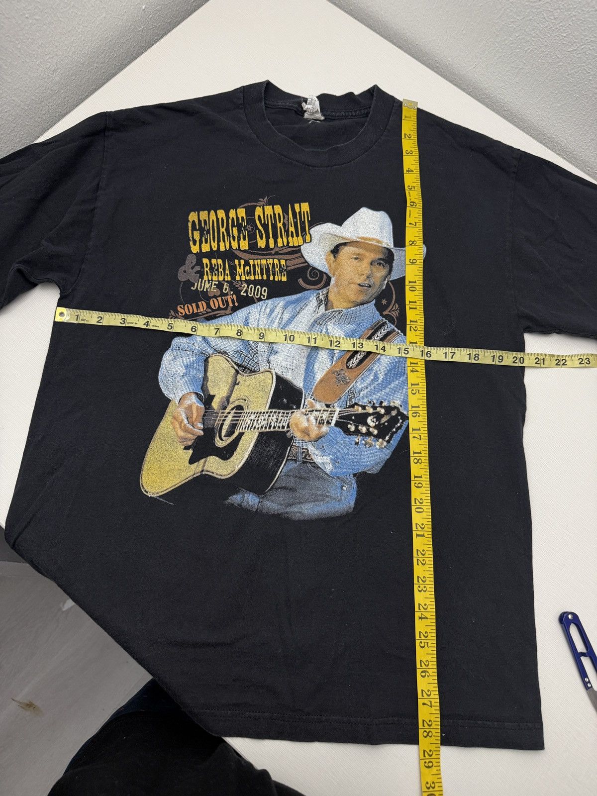 Vintage George Straight And Reba McEntire 2009 Concert Merch Large Size US L / EU 52-54 / 3 - 8 Thumbnail