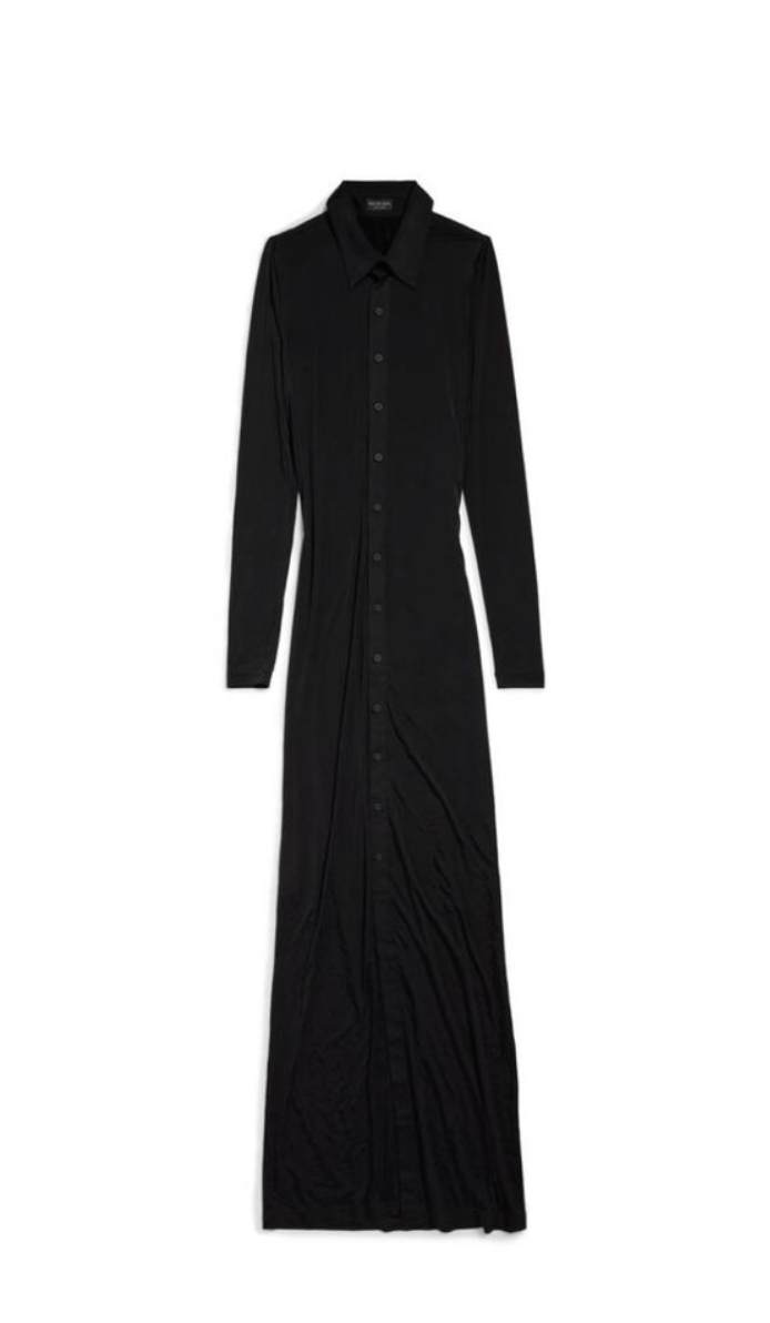 Balenciaga o1bcso1str0525 Balenciaga MIX Gowns in Black Size M / US 6-8 / IT 42-44 - 17 Thumbnail
