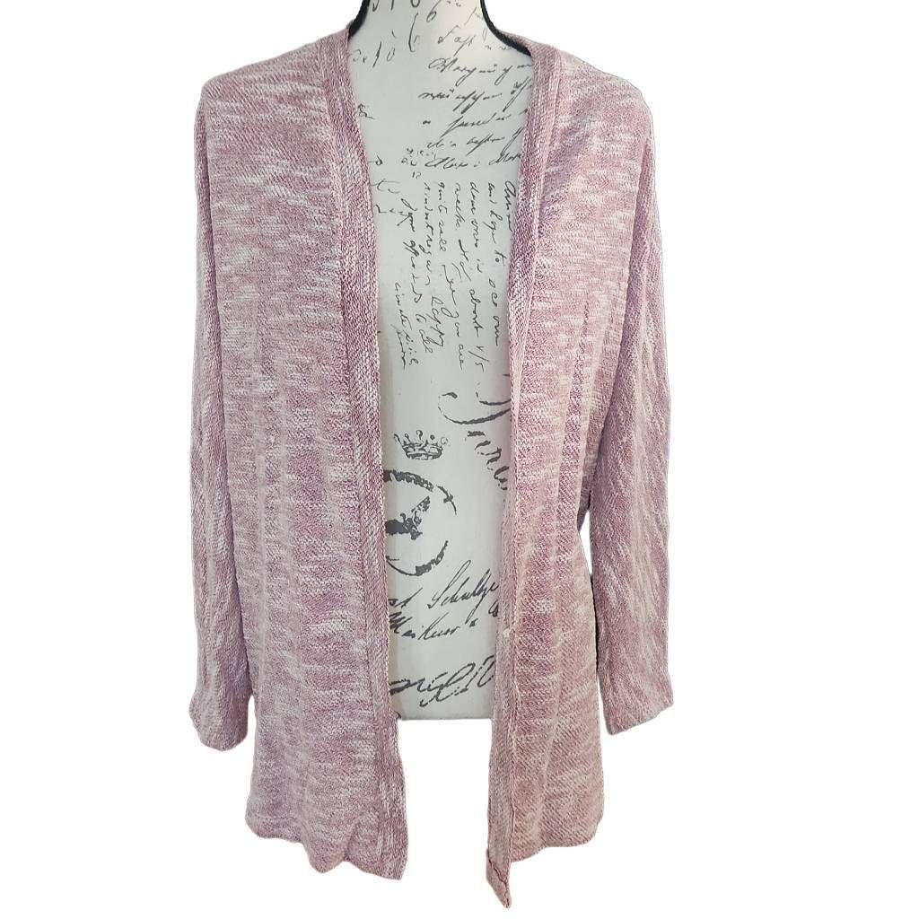 size? LA Hearts Women's Size Medium Wine Cream Open Front Kimono C Size M / US 6-8 / IT 42-44 - 1 Thumbnail