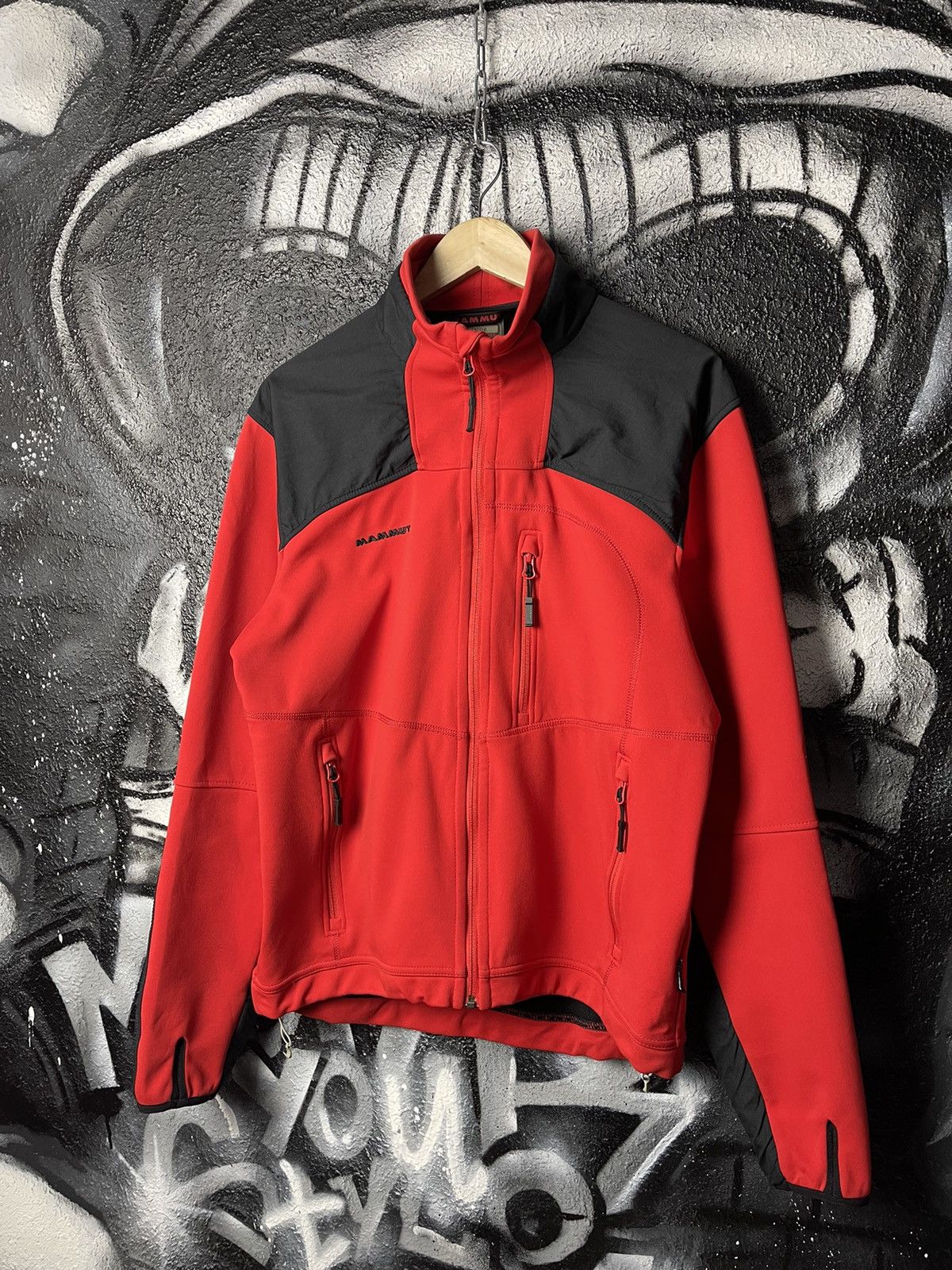 Mammut Mammut Outdoor Red Full Zip Windstoper Jacket Men’s Size Large Size US L / EU 52-54 / 3 - 1 Thumbnail
