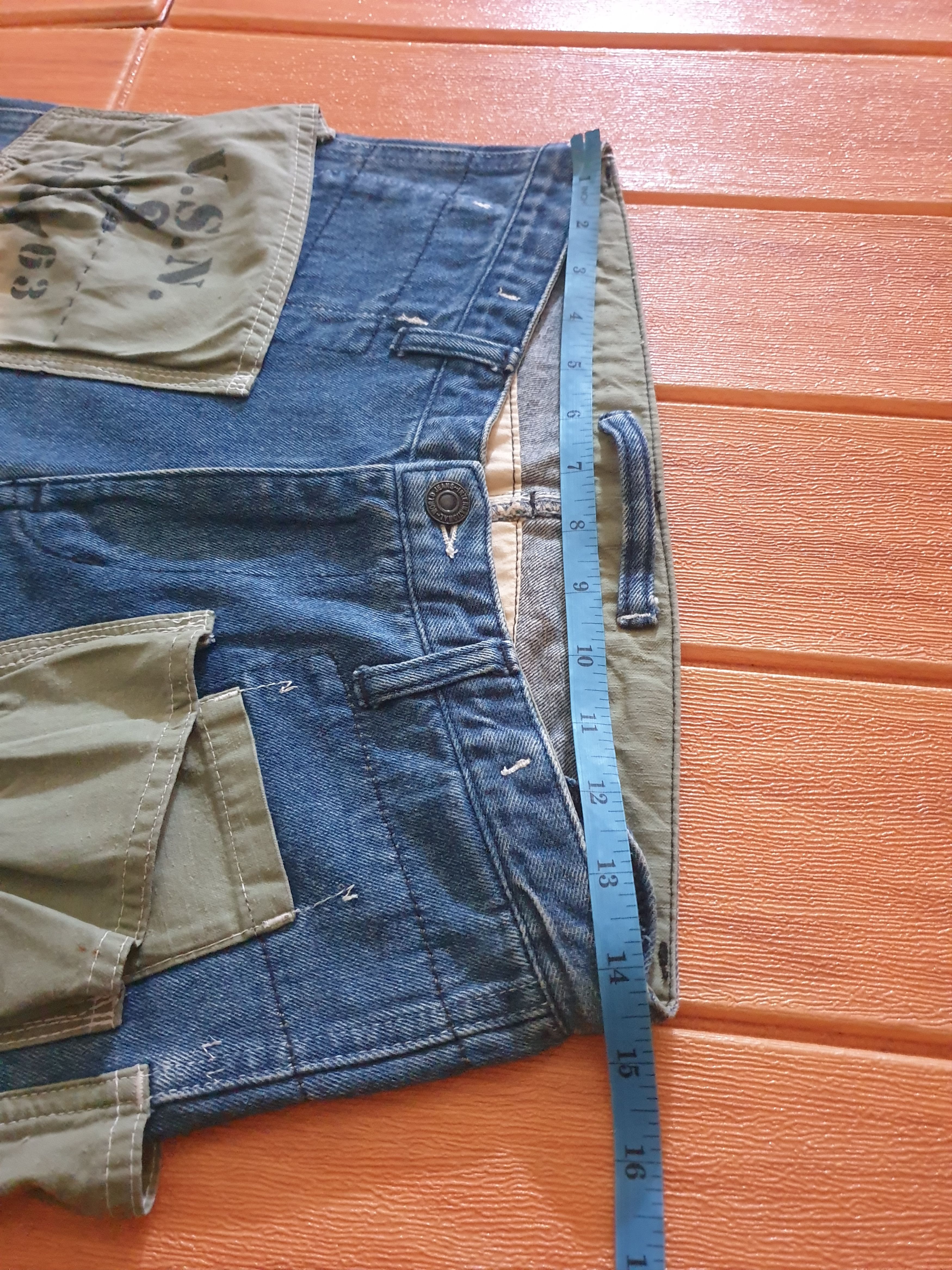 PPFM 💥Thrift standard USN denim pant Size US 29 - 10 Thumbnail
