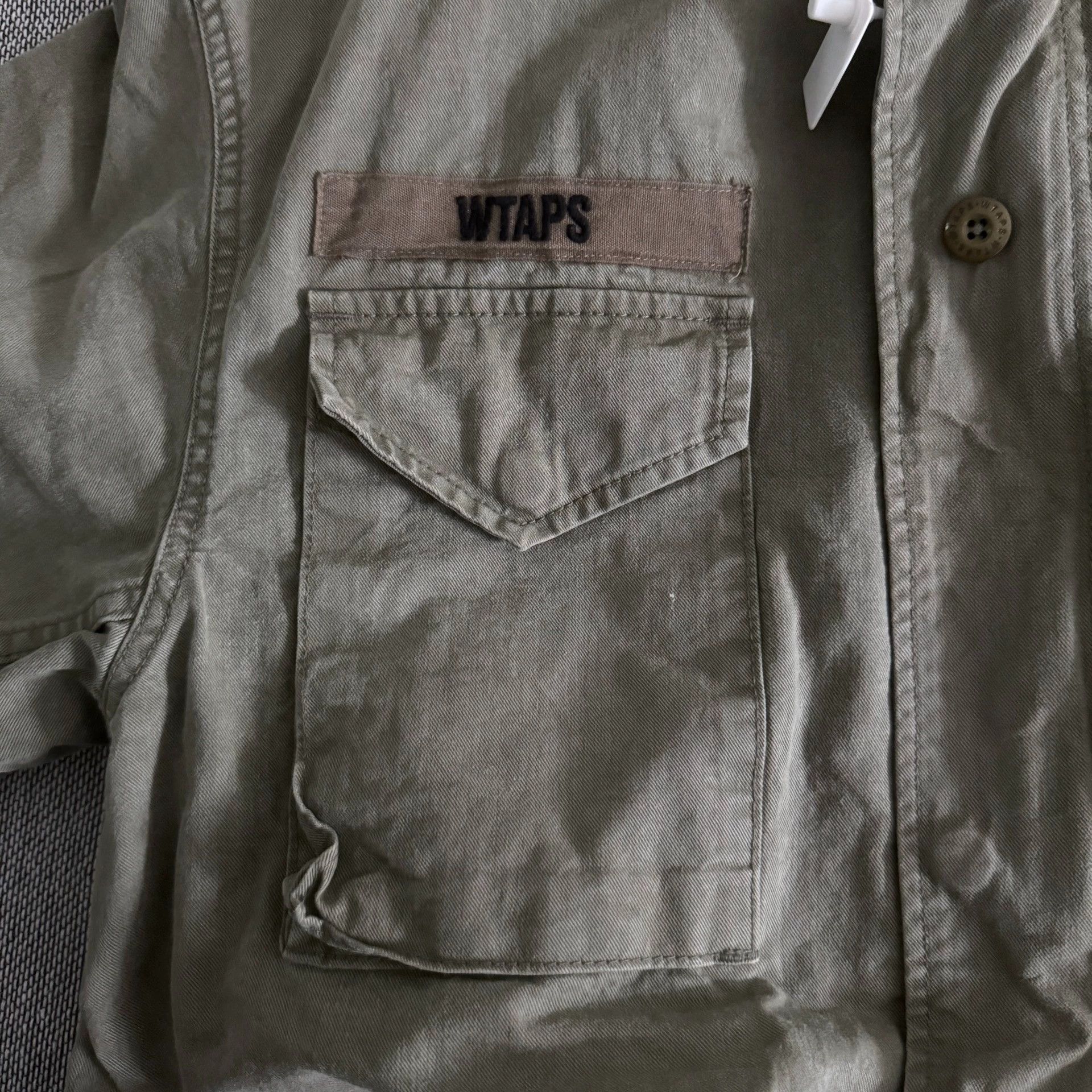 Wtaps Wtaps 17ss M65 Washed 4-Pocket Olive Jacket L Size US L / EU 52-54 / 3 - 7 Thumbnail