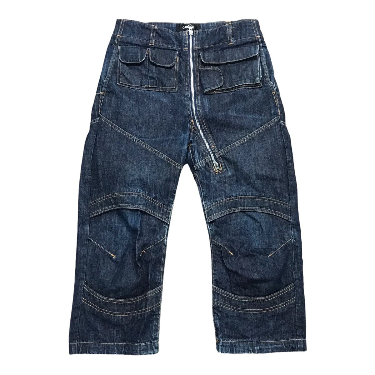 CABANE de ZUCCa × Issey Miyake × Vintage Issey Miyake Cabane De Zucca Bondage Cargo Pant Size US 32 / EU 48 - 2 Thumbnail