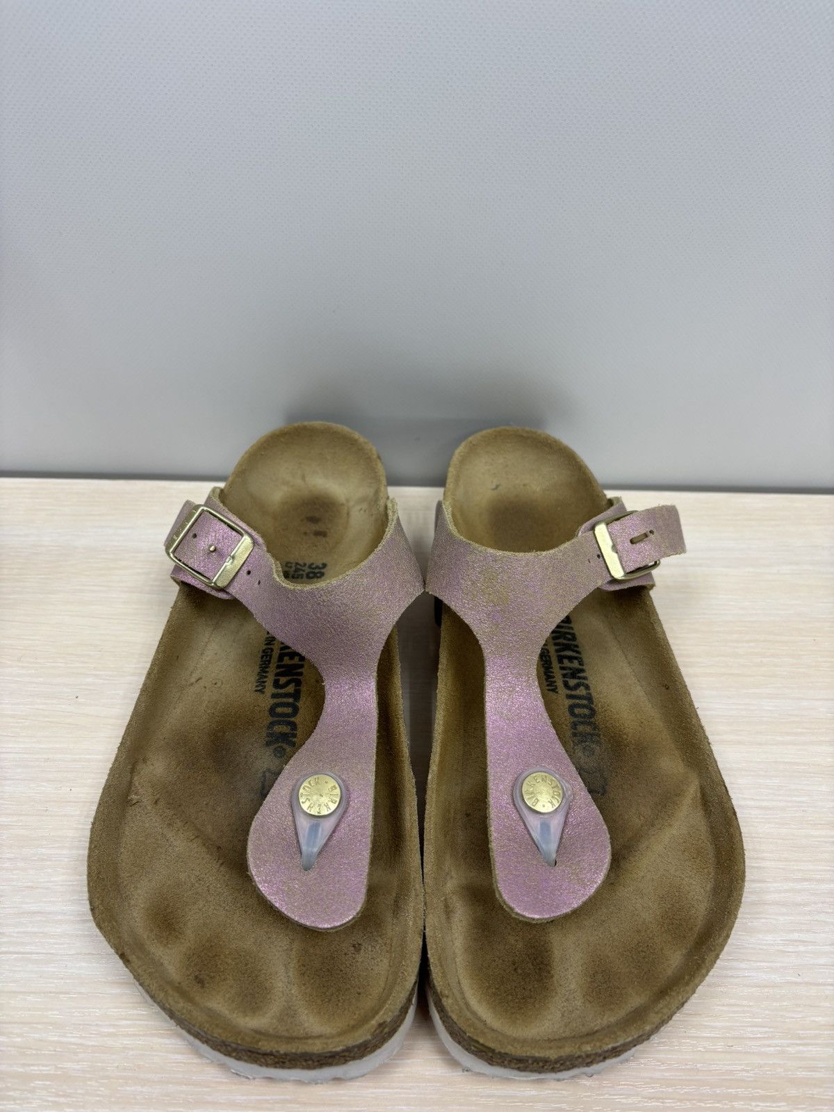 Birkenstock Womens slippers Birkenstock Size 38 Color Pink Size US 8 / IT 38 - 4 Thumbnail