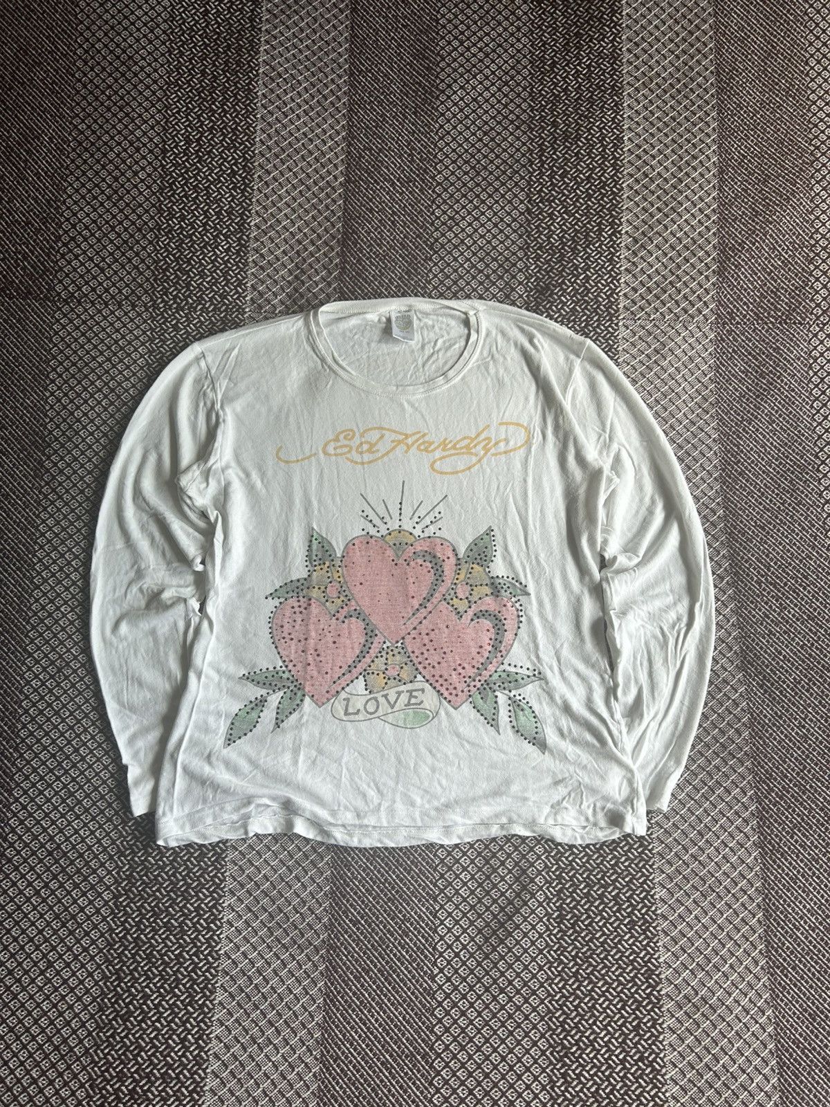 Other Ed Hardy Big Logo T-shirt Streetwear Y2K Style Size XXL USA Size XXL / US 16-18 / IT 52-54 - 1 Thumbnail