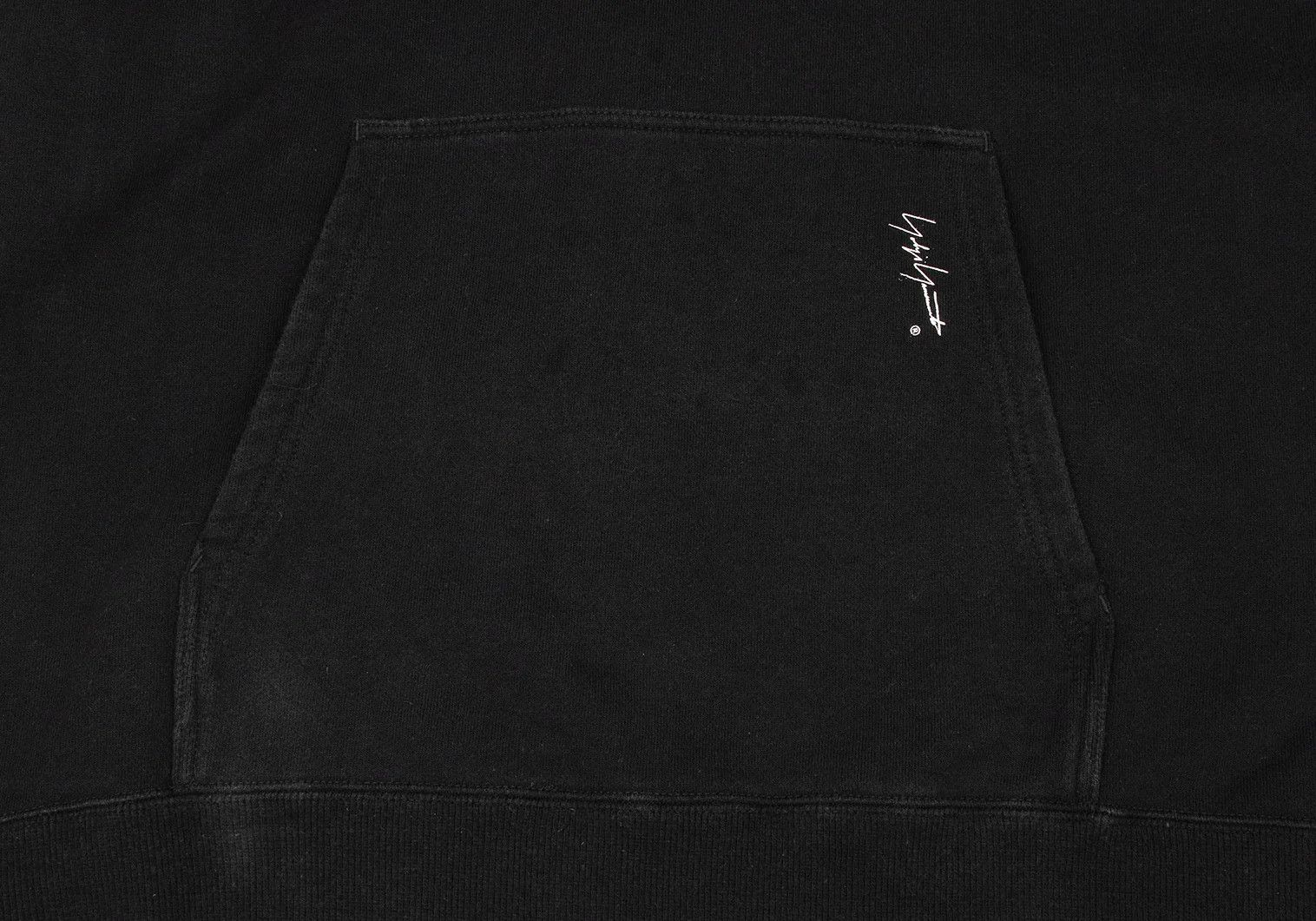 Yohji Yamamoto Yohji Yamamoto Signature Logo Print Hoodie Size US L / EU 52-54 / 3 - 13 Thumbnail