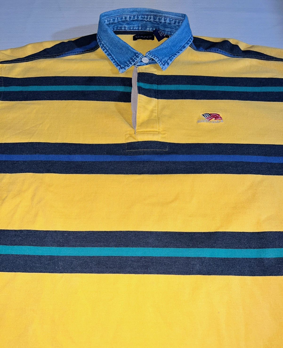 Gant × Vintage VINTAGE GANT USA RUGBY LS Size US XL / EU 56 / 4 - 6 Thumbnail