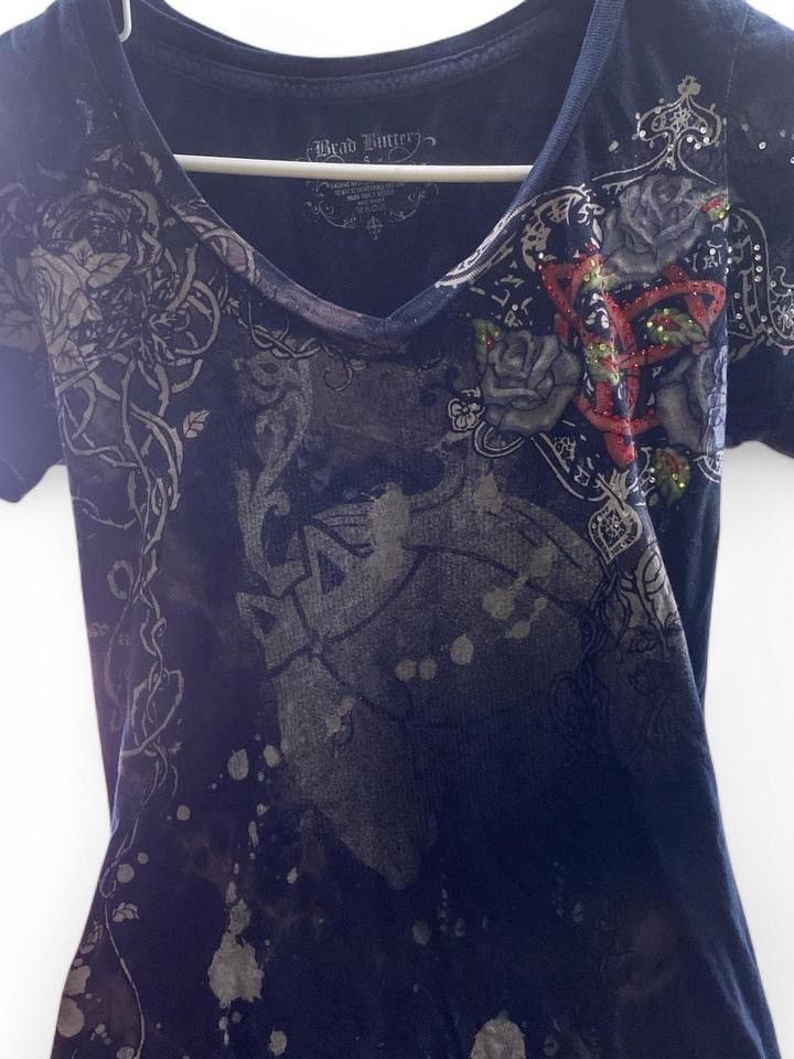 Ed Hardy RARE BRAD BUTTER DRESS SHIRT Size S / US 4 / IT 40 - 1 Thumbnail