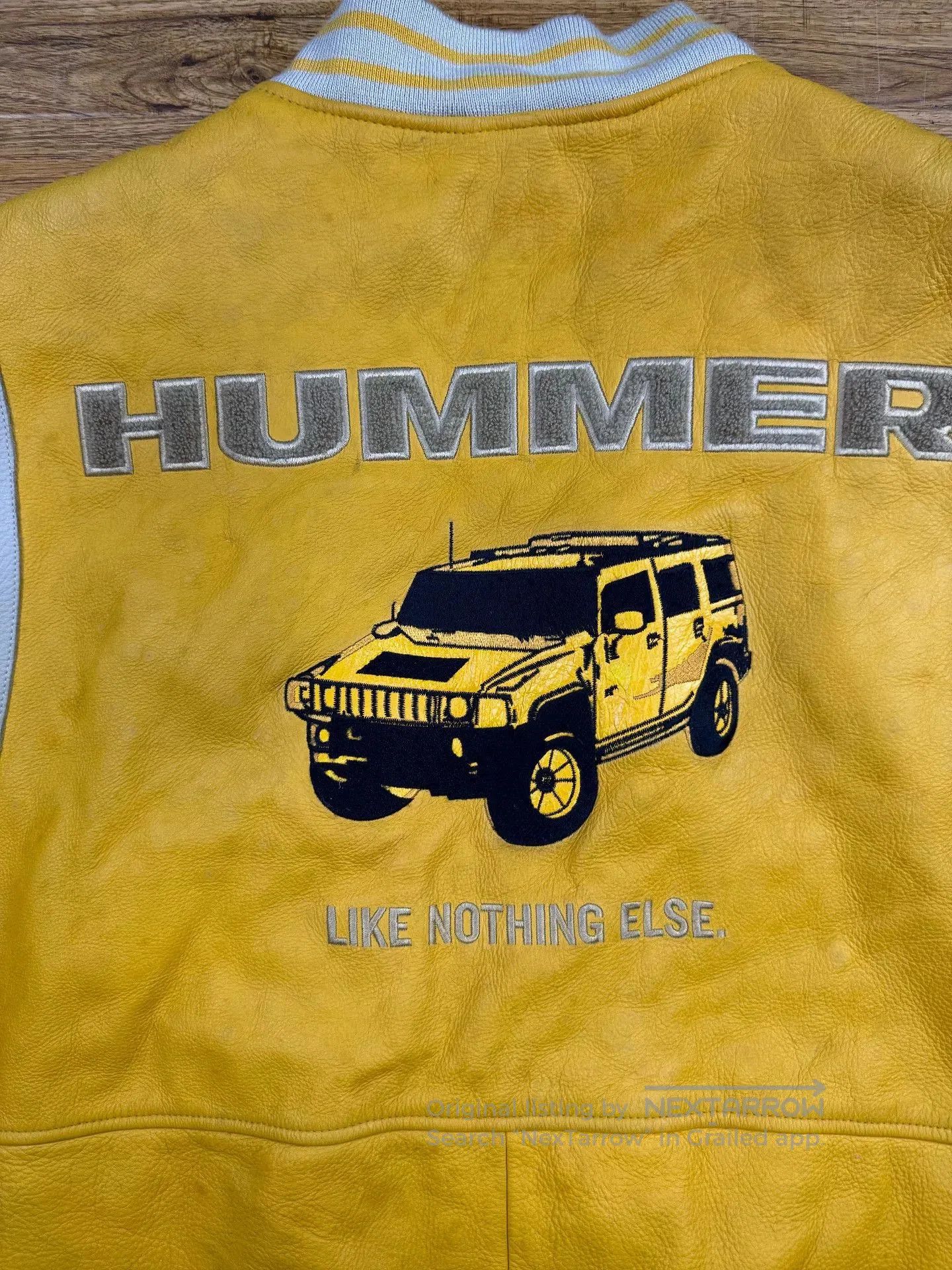 Hummel Vintage Hummer Leather Baseball Jacket. Size US XXL / EU 58 / 5 - 8 Thumbnail