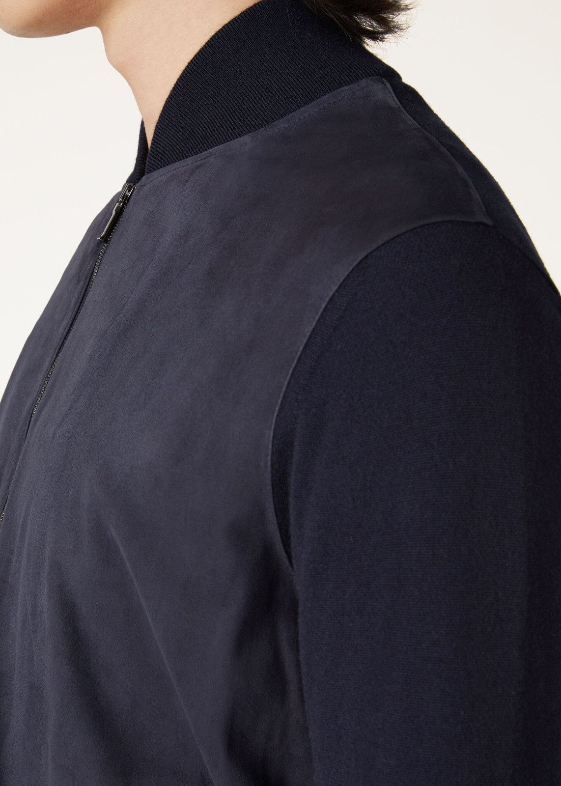 Loro Piana o1srvl11e0225 FAM4998 Lp Ivy Bomber Jacket in Navy Blue Size US M / EU 48-50 / 2 - 2 Thumbnail