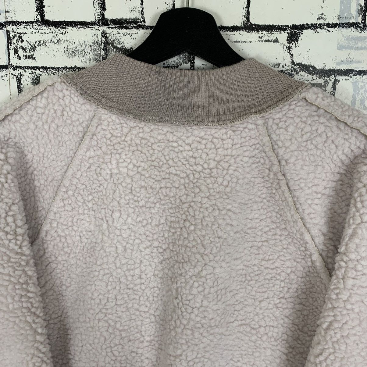 Designer × Japanese Brand × Vintage W Closet Sherpa Fleece ZipUp Jacket Size ONE SIZE - 6 Thumbnail