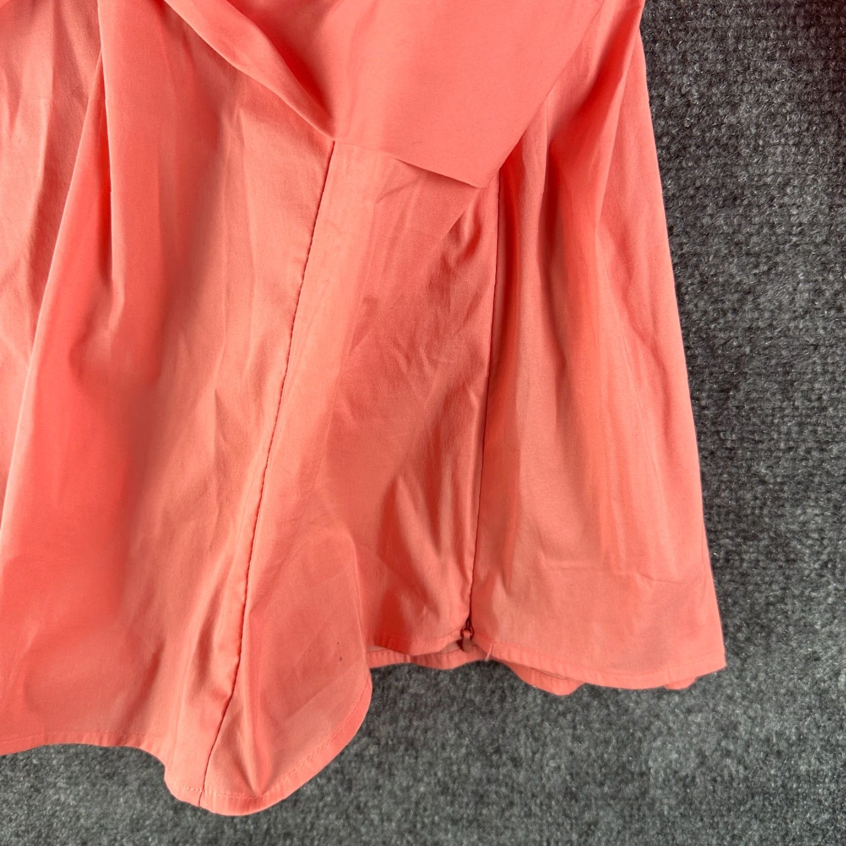 Alfani Alfani Blouse Womens 16 Long Sleeve V Neck Pullover Twist Front NEW Orange Knit Cotton Blend Shirt Adult 16 Womens Size XXL / US 16-18 / IT 52-54 - 6 Thumbnail