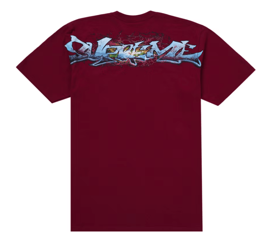 Supreme Tag Tee Cardinal Size M