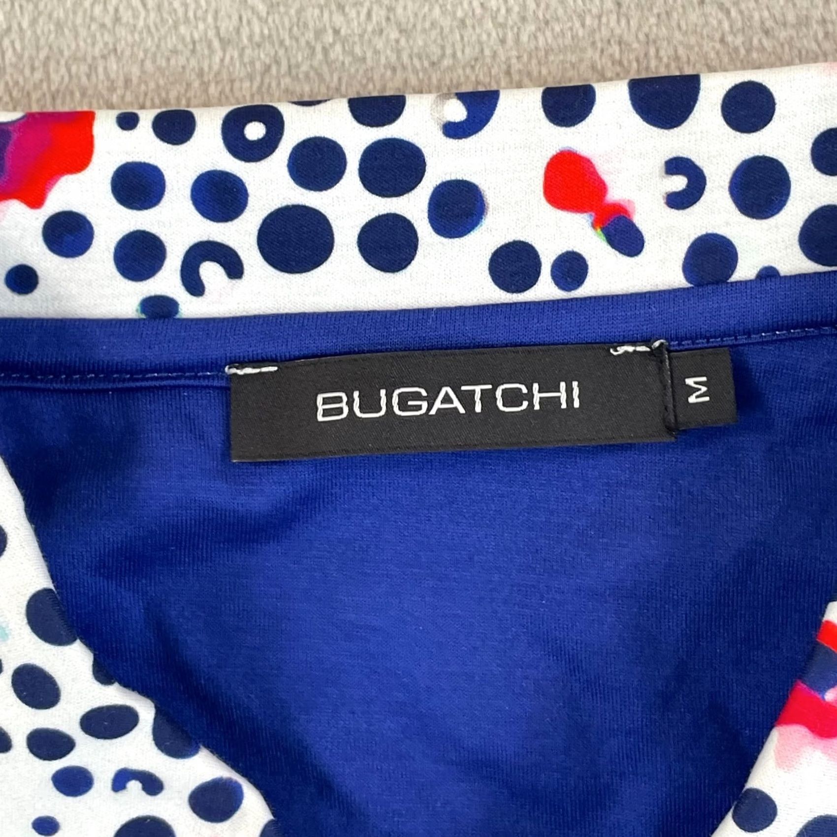 BUGATCHI BUGATCHI Paint Splatter Polo Shirt Men Medium Multi Mercerized Cotton NWOT Size US M / EU 48-50 / 2 - 2 Thumbnail