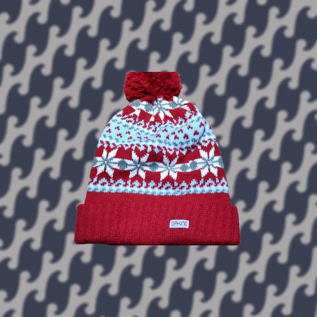 Dakine DAKINE Beanie Hat One Size Pom Knit Bobble Winter Thermal Quick Dry Multicolor Unisex Adults Knit Beanie Weather Outdoor Fall Winter Mens Womens Size ONE SIZE - 1 Thumbnail