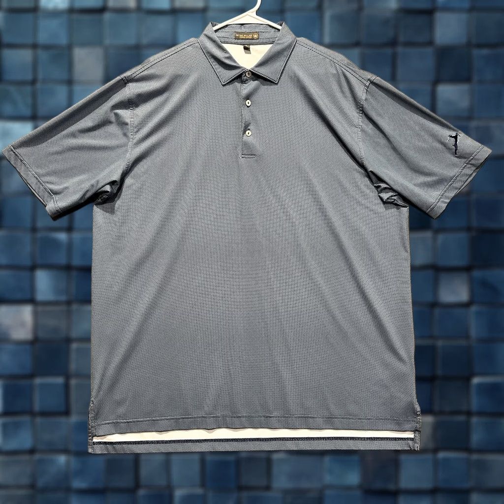 Peter Millar Peter Millar Polo Shirt Mens XL Blue Gingham Plaid Summer Comfort Performance Golf Size US XL / EU 56 / 4 - 1 Thumbnail
