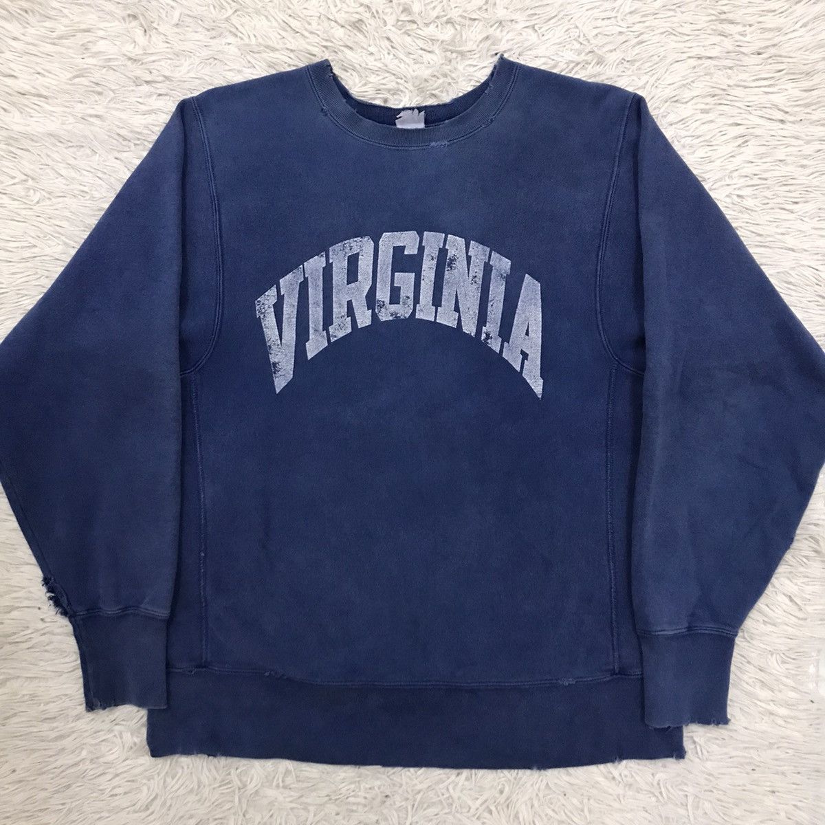Vintage VINTAGE DISTRESSED VIRGINIA CREWNECK SWEATSHIRT Size US S / EU 44-46 / 1 - 10 Thumbnail