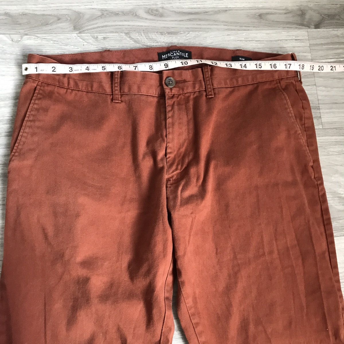 J.Crew Mercantile J Crew Flex Chino Slim Straight Pant Size US 34 / EU 50 - 2 Thumbnail