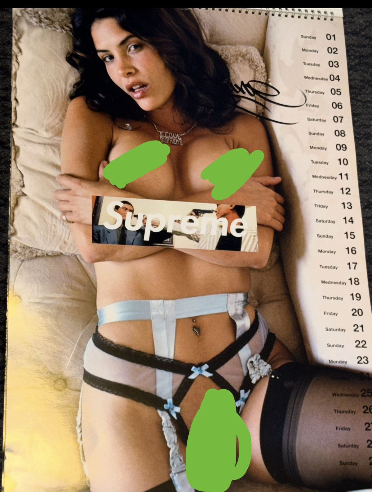 Supreme 2003 Supreme Friends and Family x Terry Richardson Calendar Size ONE SIZE - 9 Thumbnail