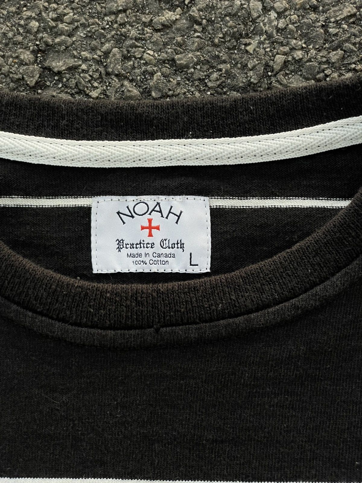Noah Noah NYC Black Stripe Flower Long Sleeve Size US L / EU 52-54 / 3 - 6 Thumbnail