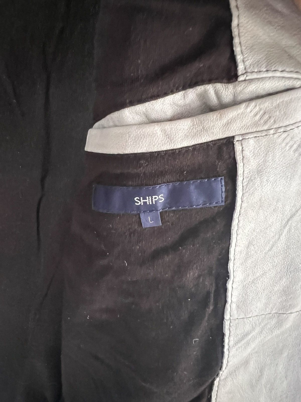 SHIPS 🔥Ships Sheep Leather Biker Jacket Size US S / EU 44-46 / 1 - 17 Thumbnail