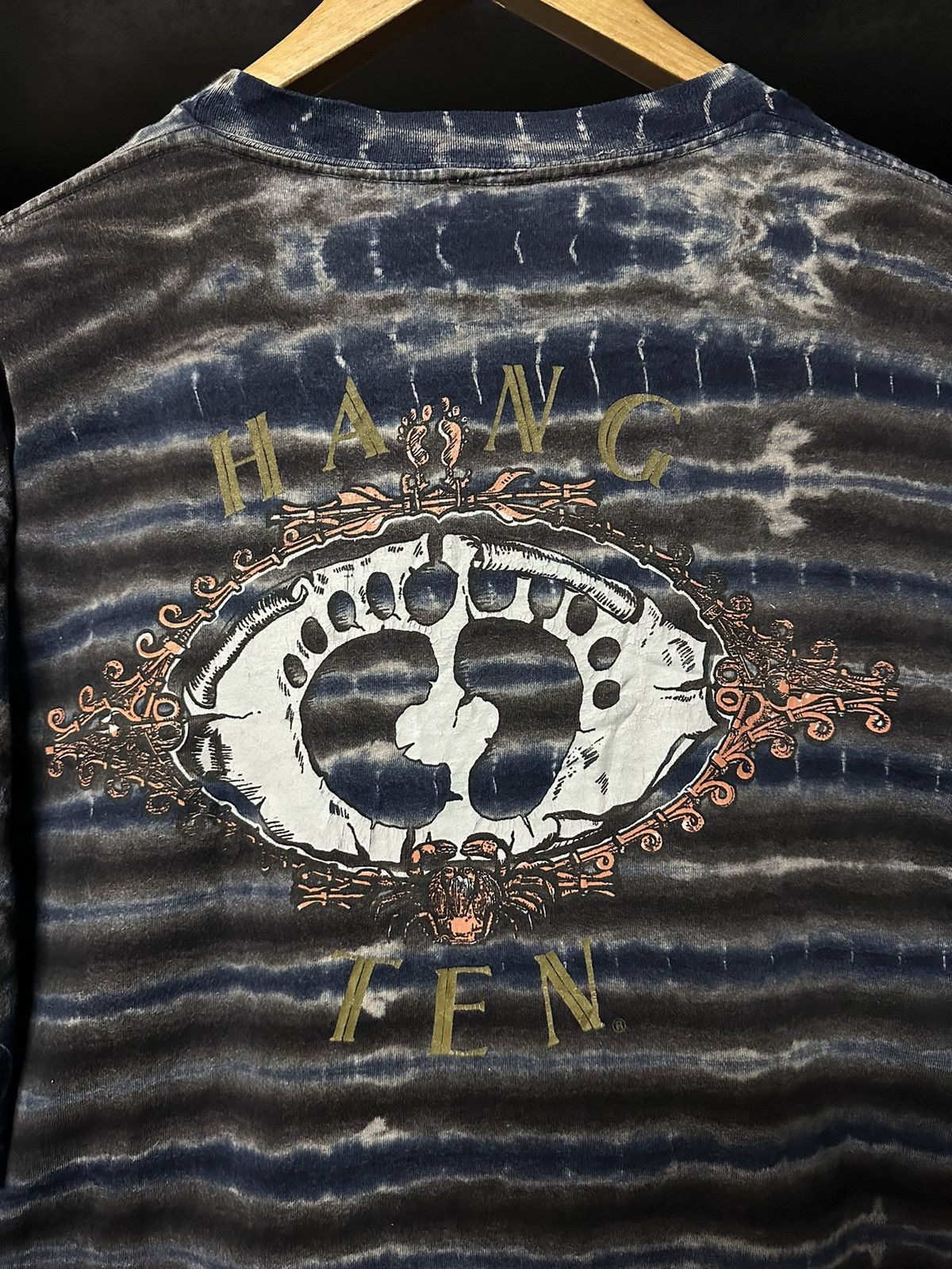 Hang Ten Vintage 90s Hang Ten The Iconic California Surf Oversize Tee Size US XXL / EU 58 / 5 - 2 Thumbnail