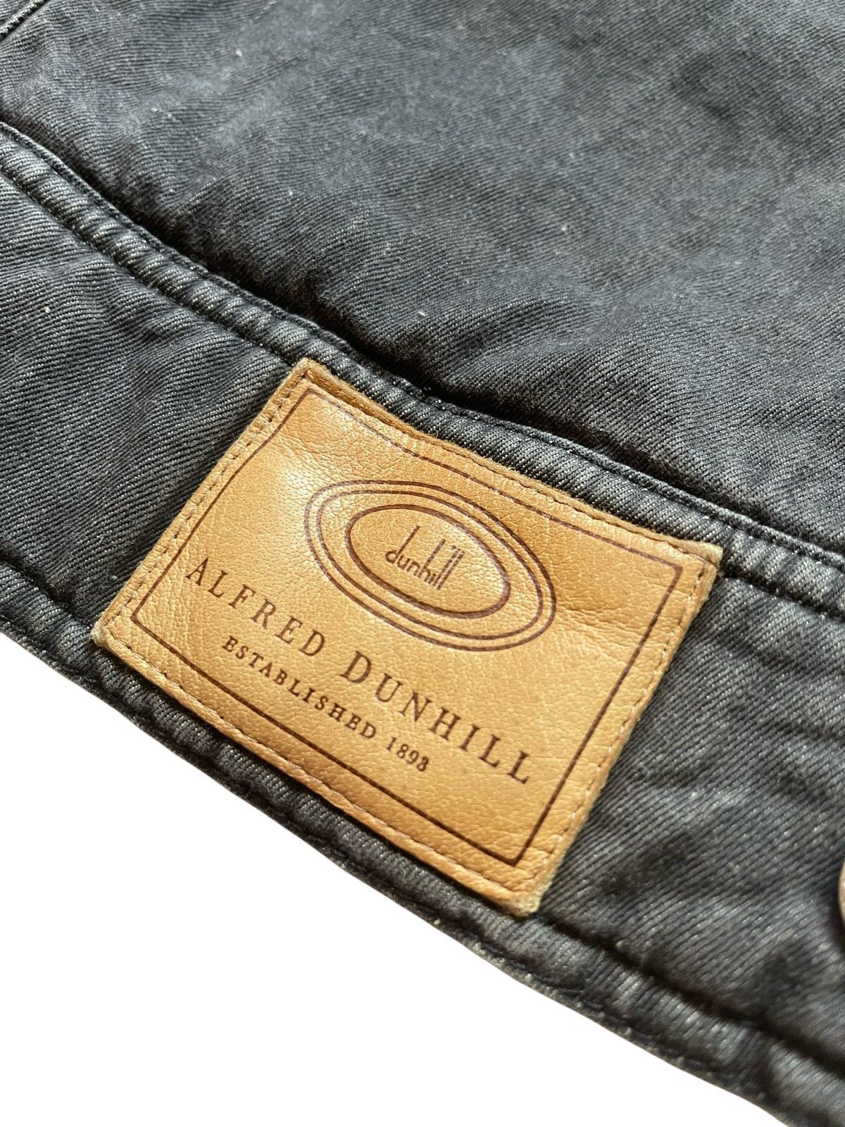 Alfred Dunhill Vintage Alfred Dunhill Denim Jacket Size US S / EU 44-46 / 1 - 10 Thumbnail