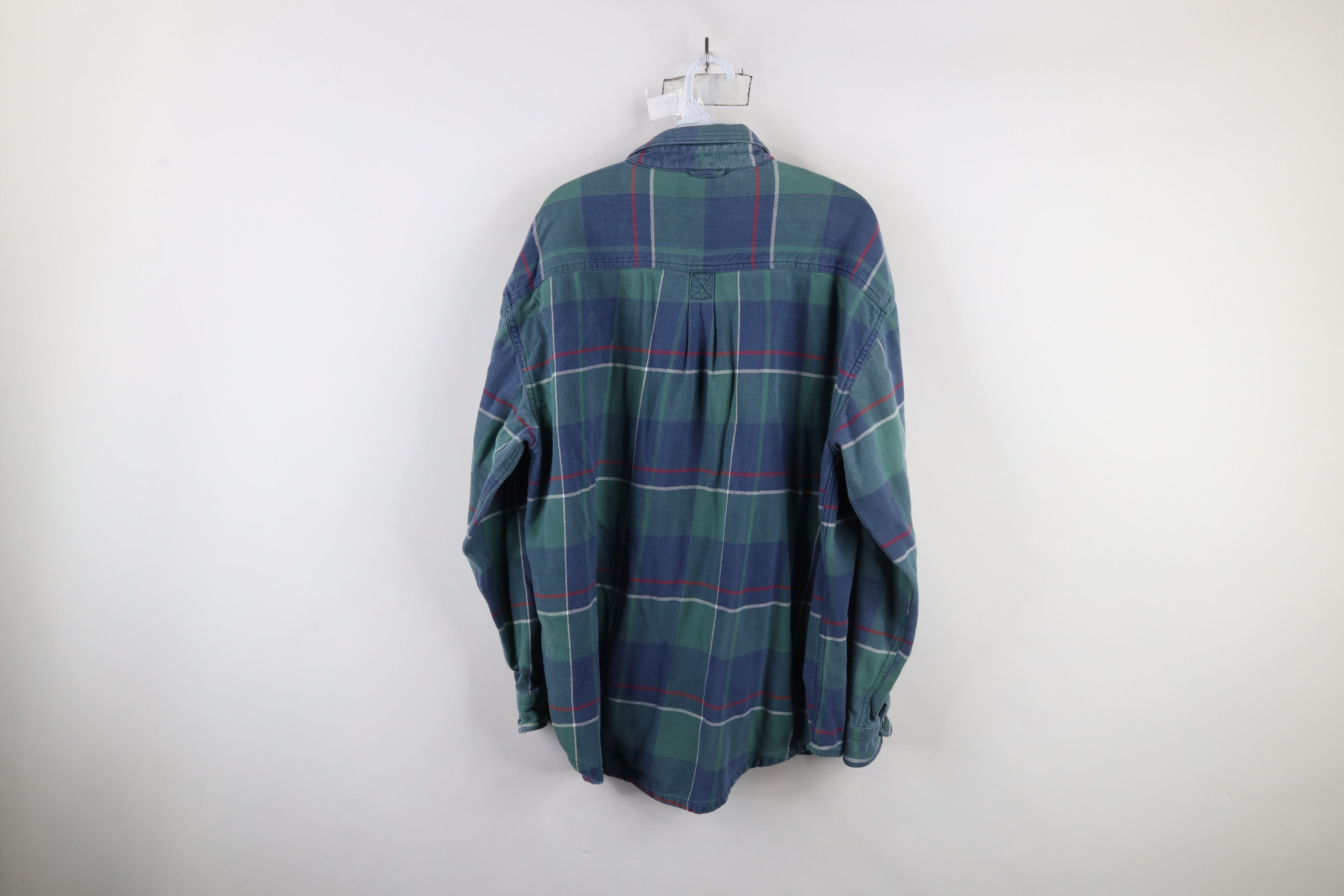 Vintage Vintage 90s Streetwear Heavyweight Flannel Button Shirt Size US M / EU 48-50 / 2 - 13 Thumbnail