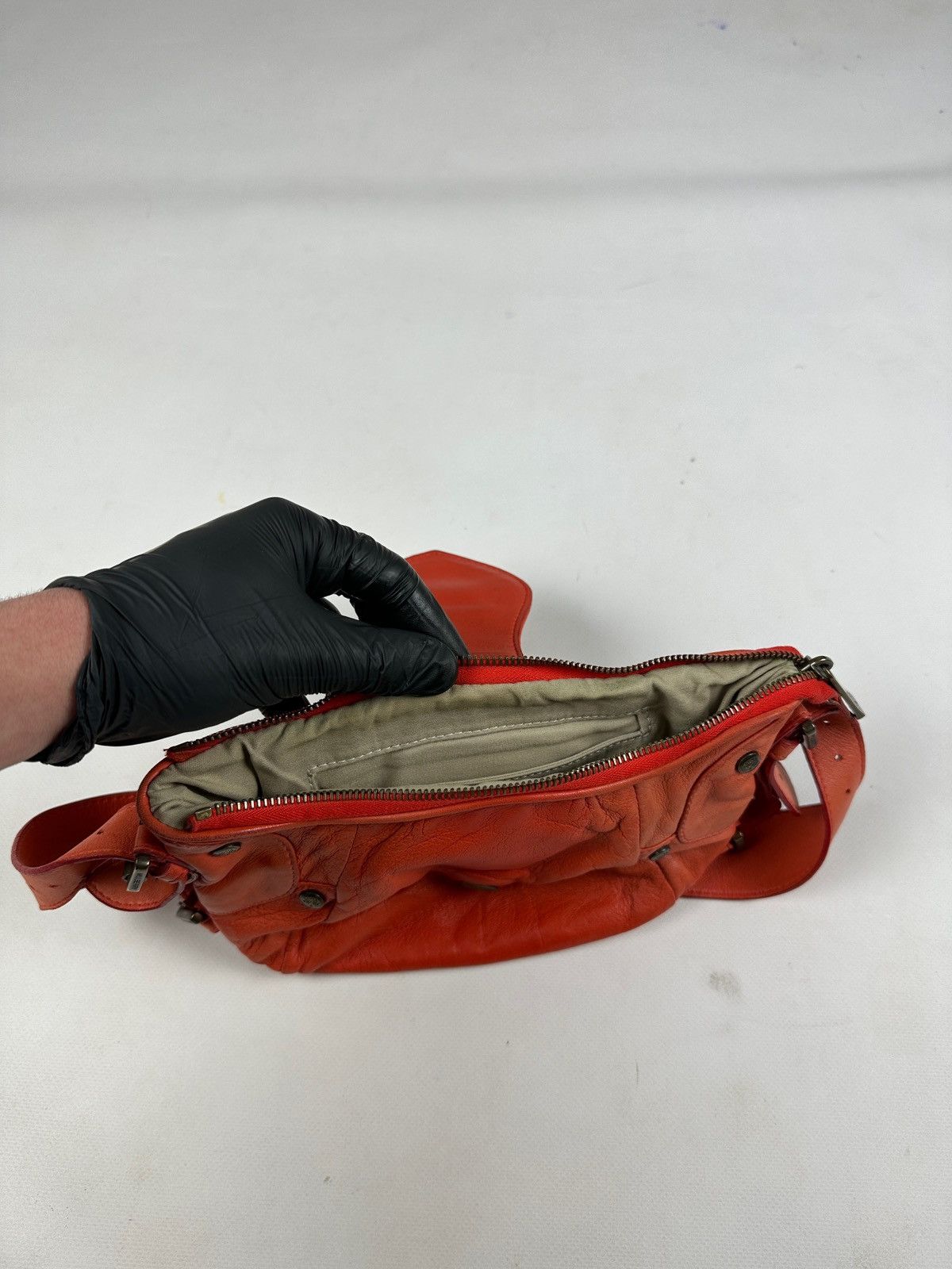 Mulberry Vintage Mulberry Faded Orange Leather Shoulder Bag Handbag Size ONE SIZE - 18 Thumbnail
