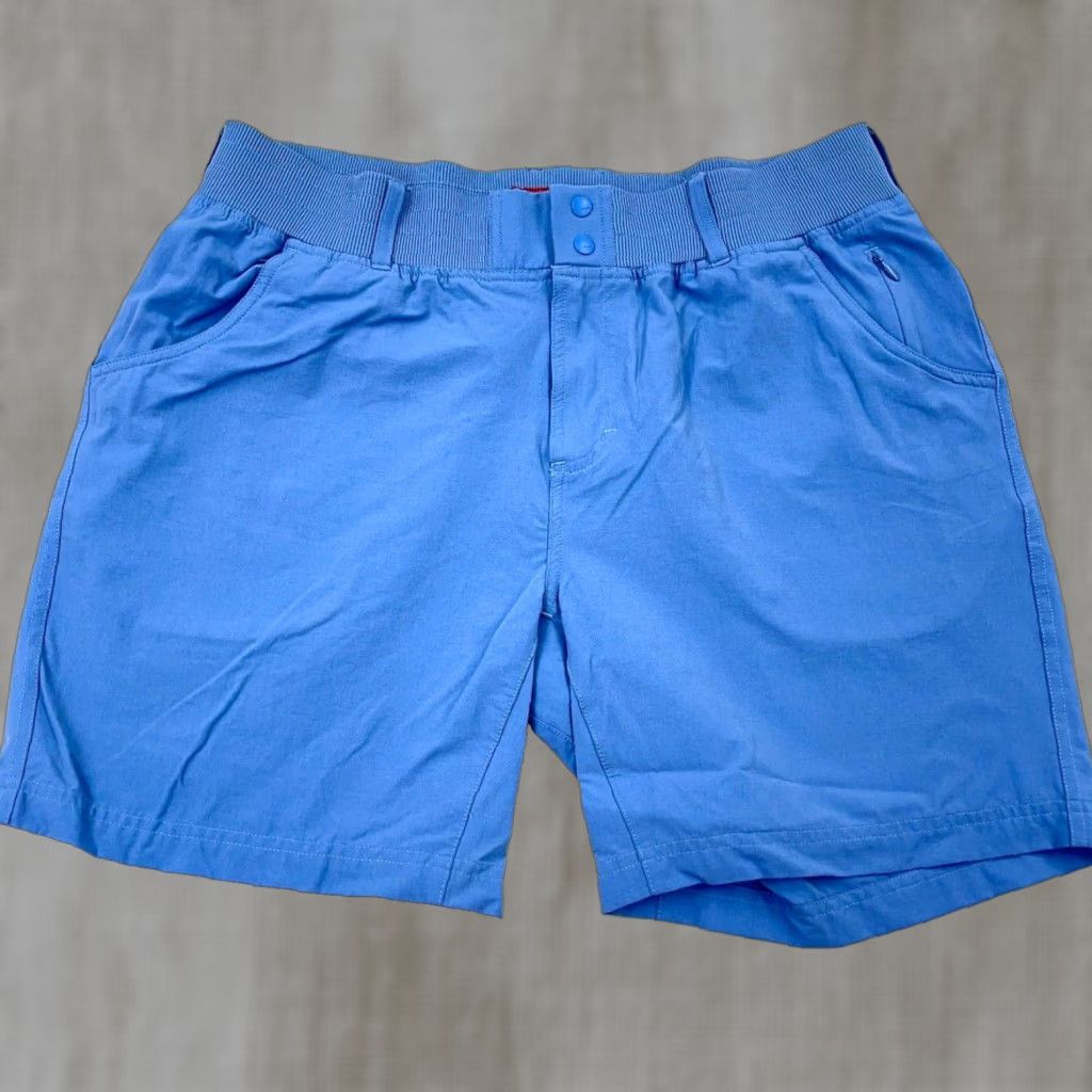 Vintage Simms Shorts Men L 34 Blue Performance Fishing Chino Pocket 5-Pocket Inseam 10 in Regular Size US 33 - 1 Thumbnail
